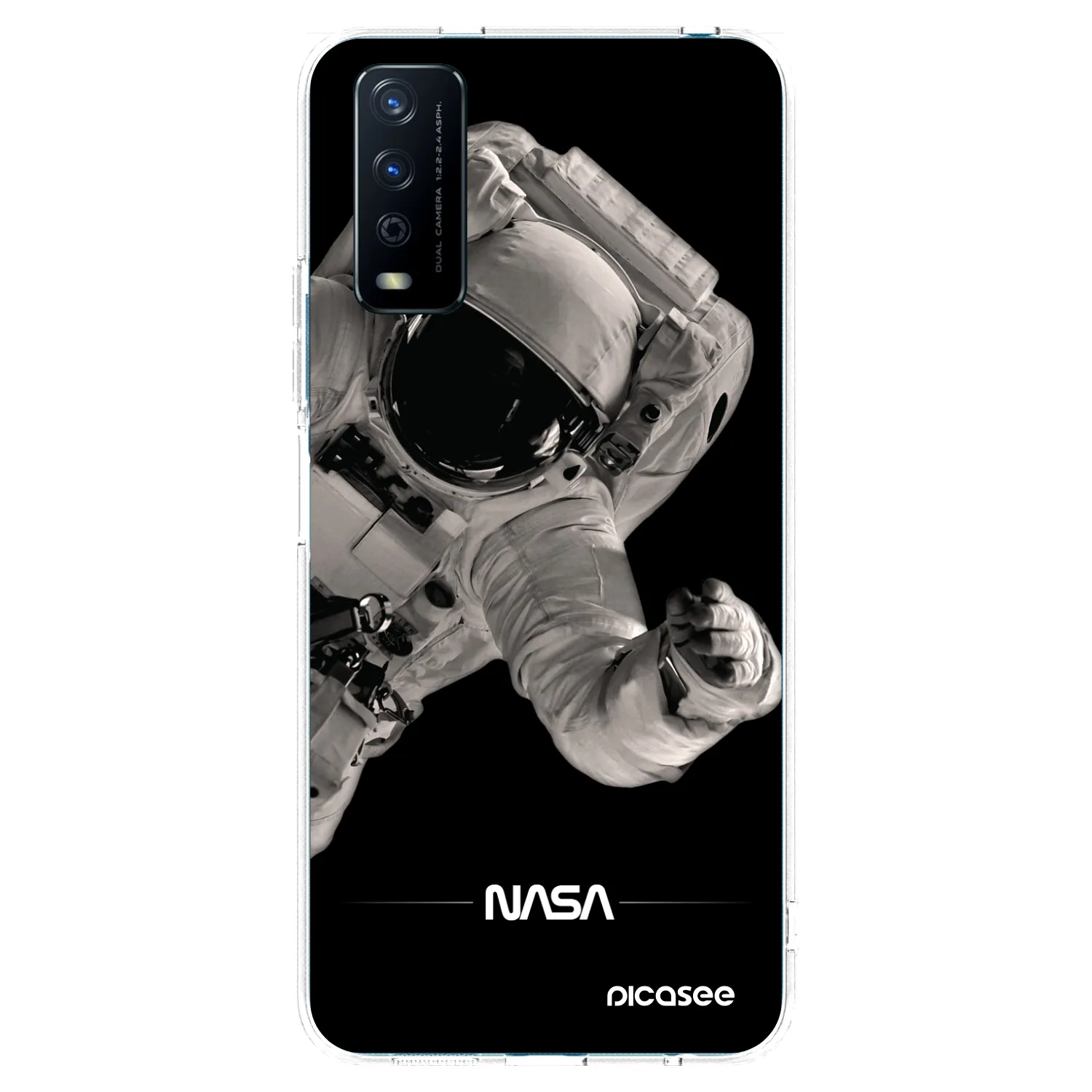 Picasee silikonový průhledný obal pro Vivo Y11s - Astronaut Big