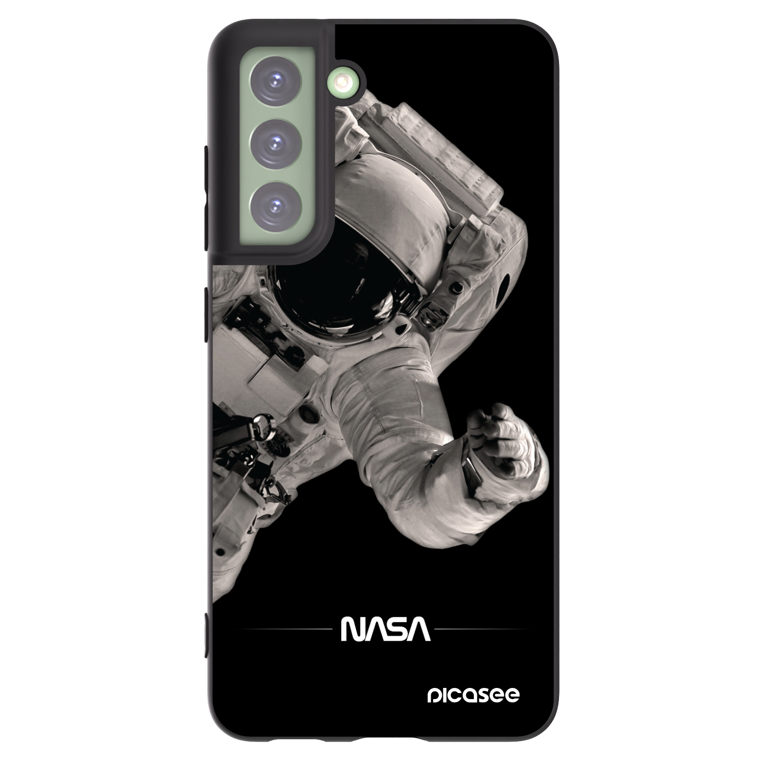Picasee silikonový černý obal pro Samsung Galaxy S21 FE 5G - Astronaut Big