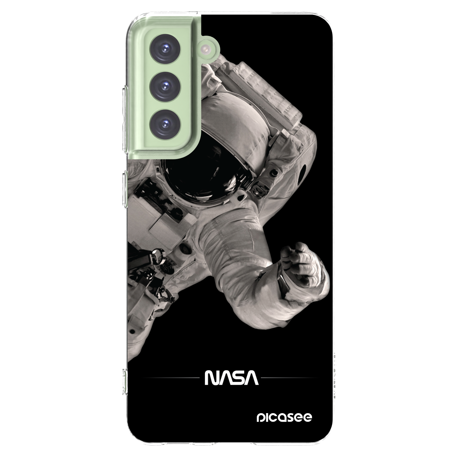 Picasee silikonový průhledný obal pro Samsung Galaxy S21 FE 5G - Astronaut Big