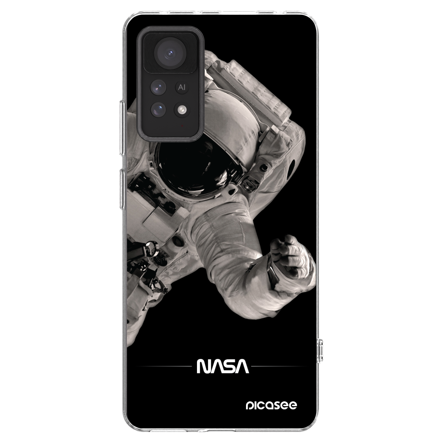 Picasee silikonový průhledný obal pro Xiaomi Redmi Note 11 Pro 5G - Astronaut Big