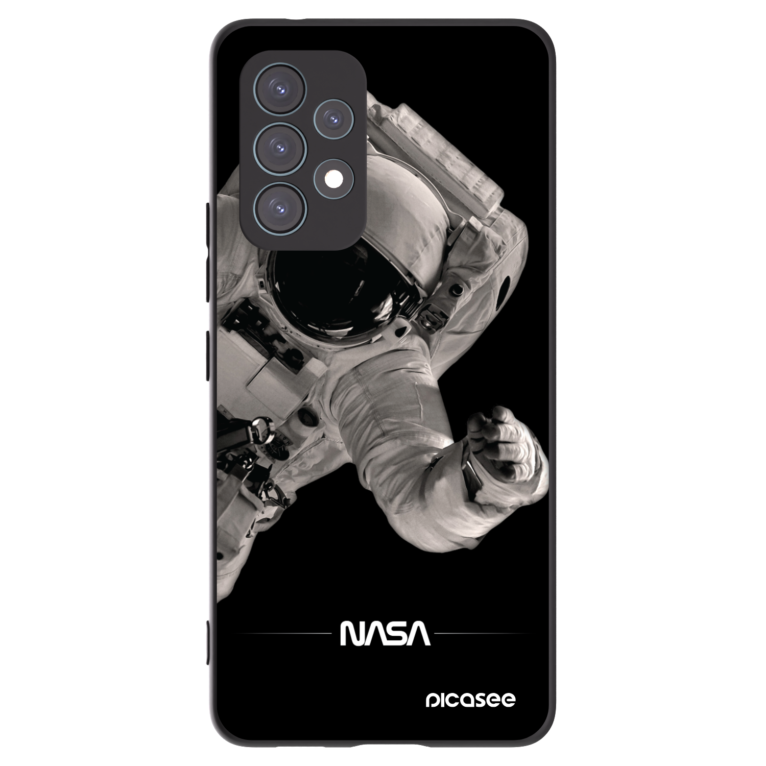 Picasee silikonový černý obal pro Samsung Galaxy A53 5G A536 - Astronaut Big