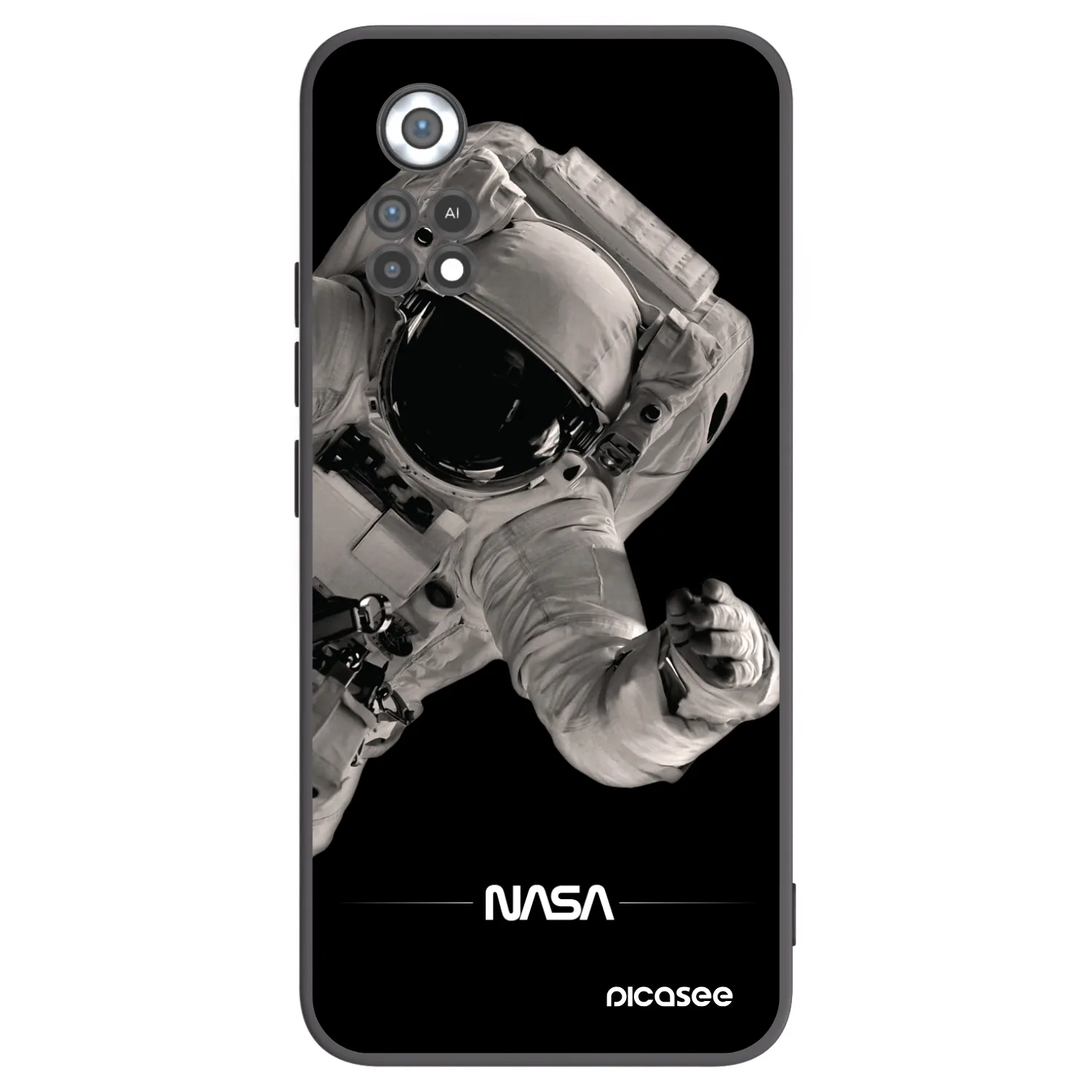 Picasee silikonový černý obal pro Xiaomi Poco X4 Pro 5G - Astronaut Big