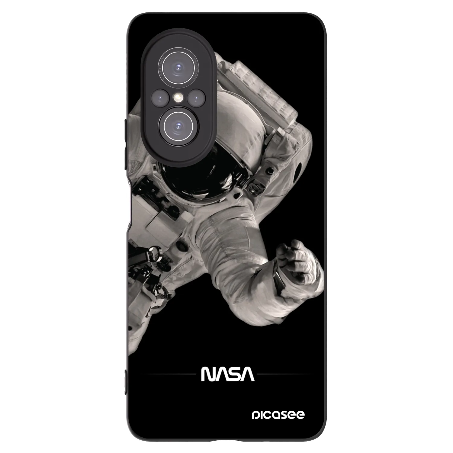 Picasee silikonový černý obal pro Huawei Nova 9 SE - Astronaut Big