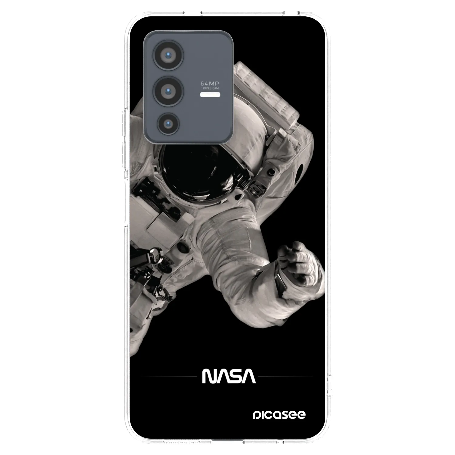 Picasee silikonový průhledný obal pro Vivo V23 5G - Astronaut Big