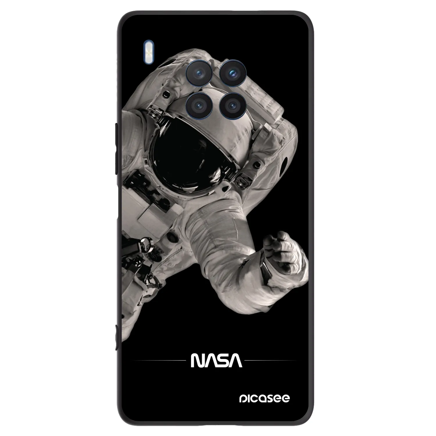 Picasee silikonový černý obal pro Honor 50 Lite - Astronaut Big