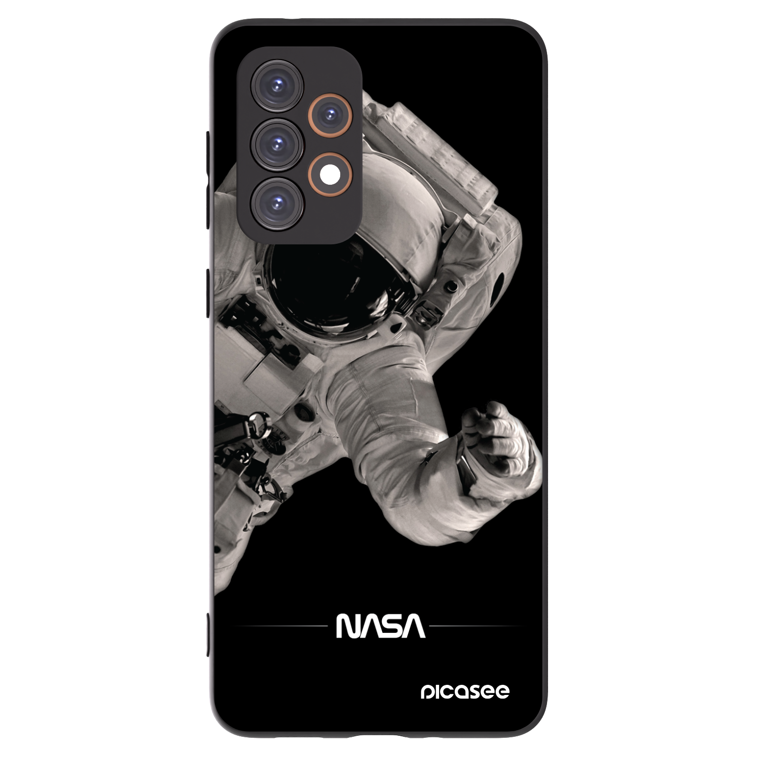 Picasee silikonový černý obal pro Samsung Galaxy A33 5G A336 - Astronaut Big
