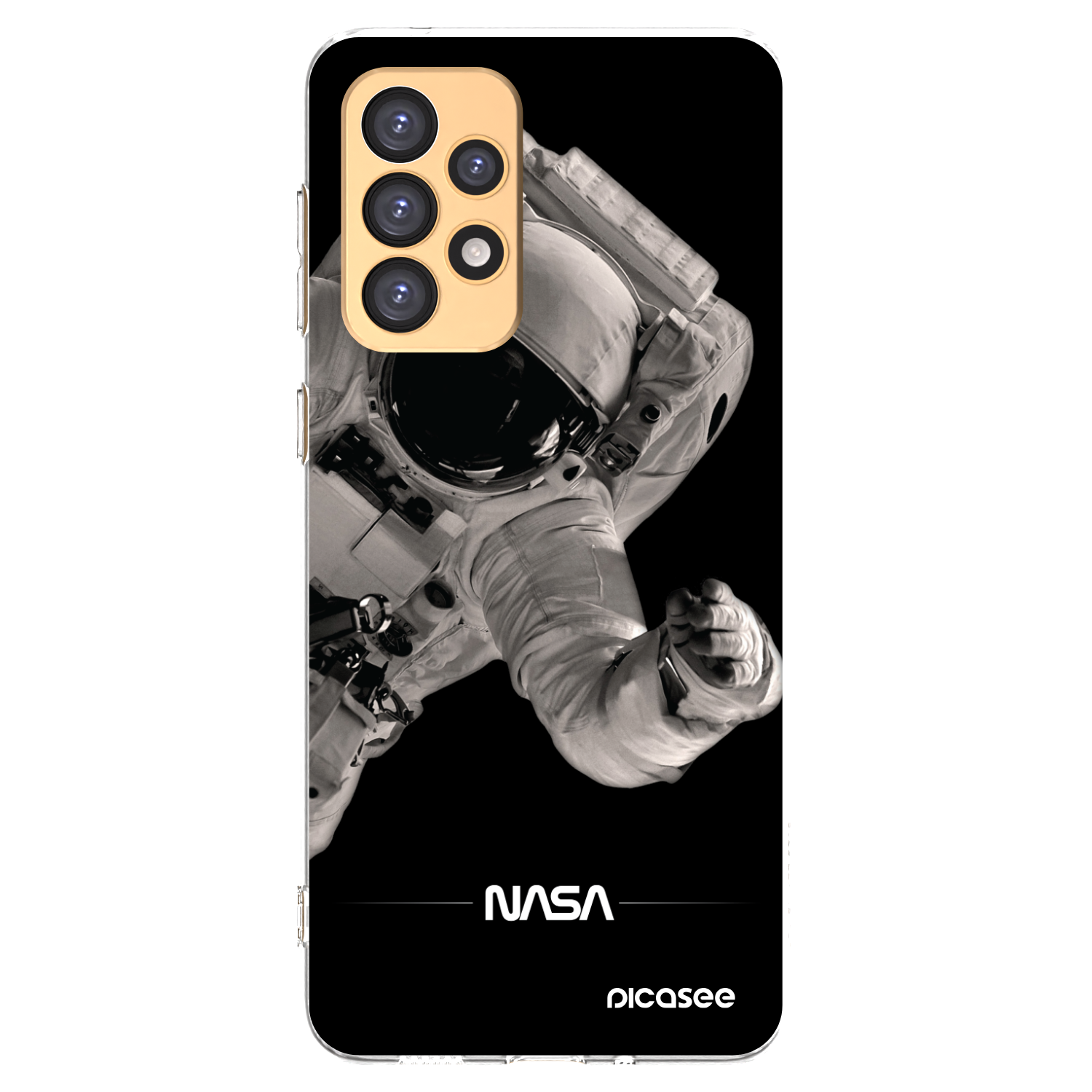 Picasee silikonový průhledný obal pro Samsung Galaxy A33 5G A336 - Astronaut Big