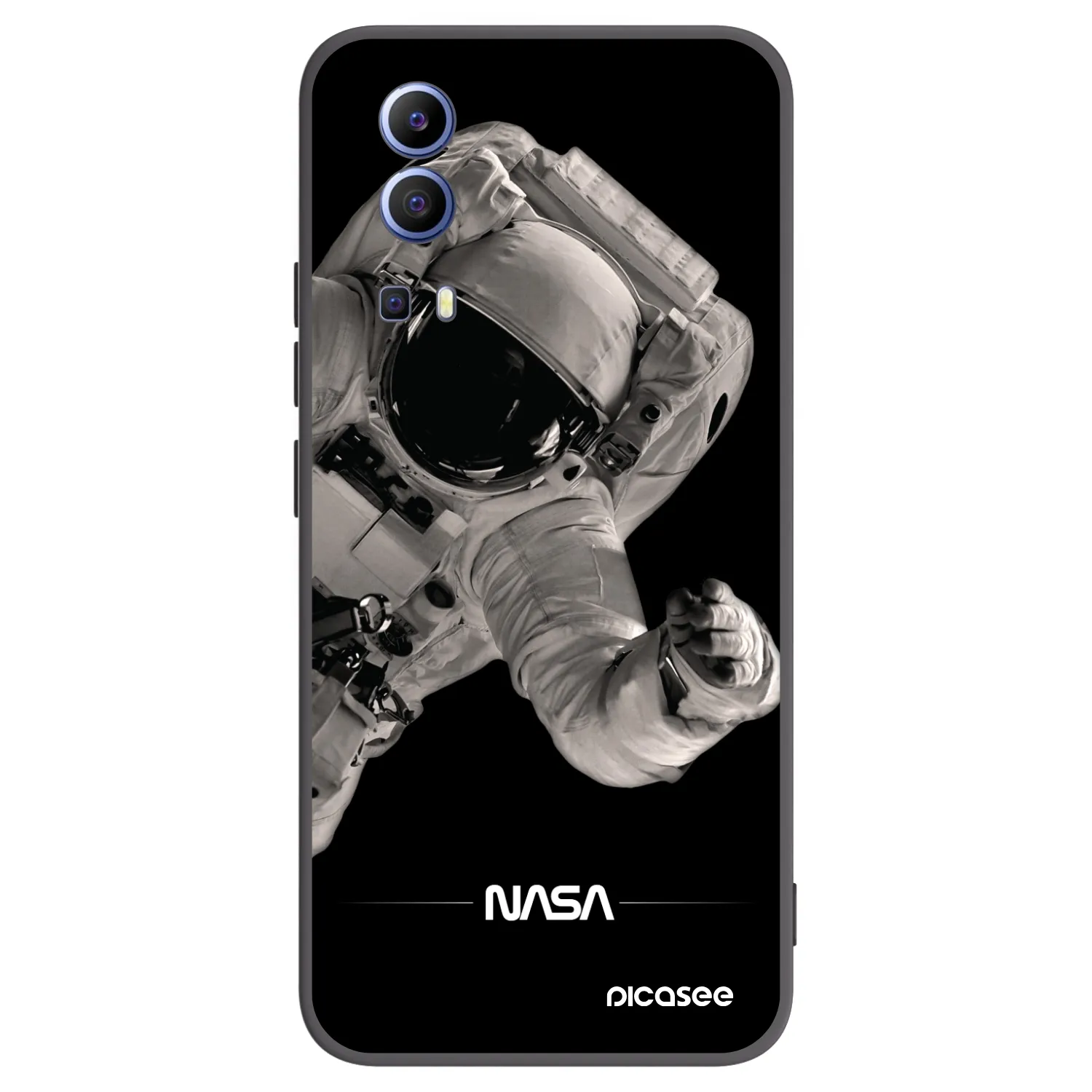Picasee silikonový černý obal pro Vivo Y52 5G - Astronaut Big