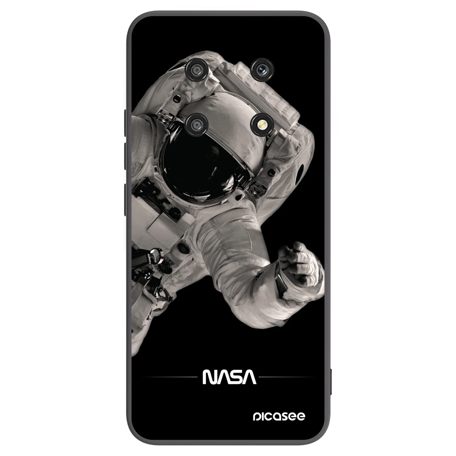 Picasee silikonový černý obal pro Honor Magic4 Lite 5G - Astronaut Big