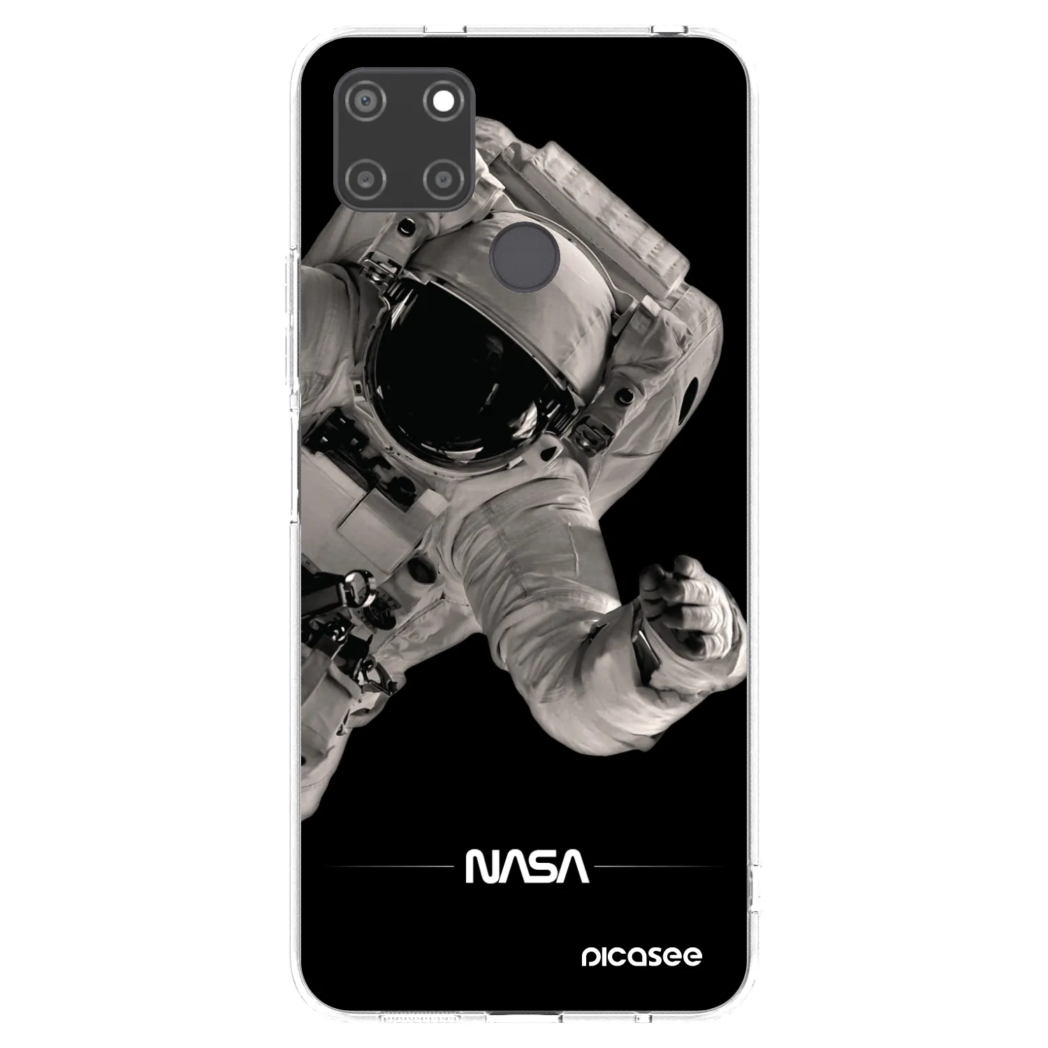 Picasee silikonový průhledný obal pro Realme C21Y - Astronaut Big