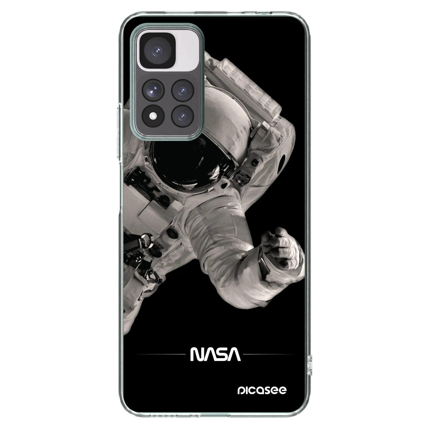 Picasee silikonový průhledný obal pro Xiaomi Redmi Note 11 Pro+ 5G - Astronaut Big