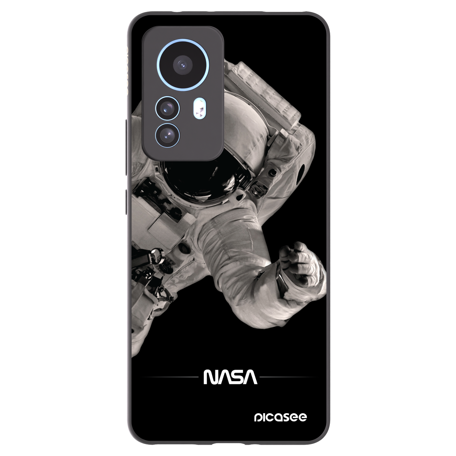 Picasee silikonový černý obal pro Xiaomi 12T Pro - Astronaut Big