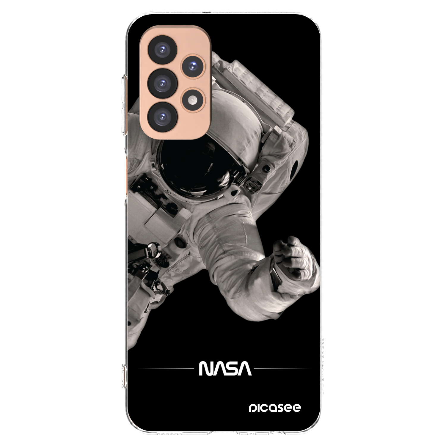 Picasee silikonový průhledný obal pro Samsung Galaxy A23 A236B 5G - Astronaut Big