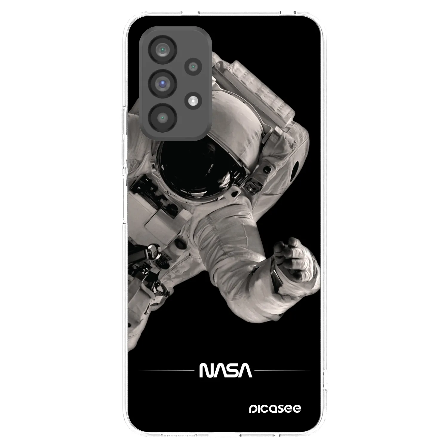 Picasee silikonový průhledný obal pro Samsung Galaxy A73 5G - Astronaut Big