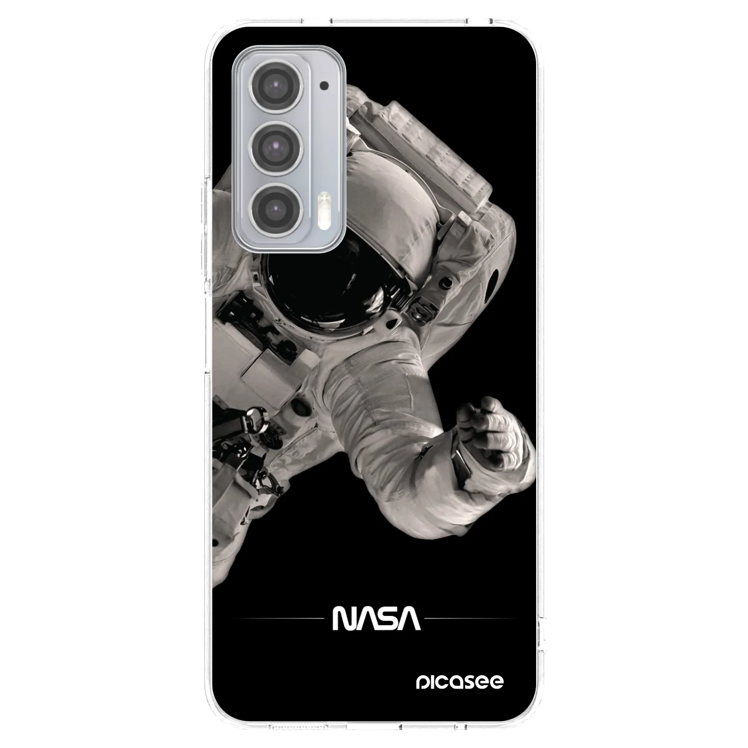 Picasee silikonový průhledný obal pro Motorola Edge 20 - Astronaut Big