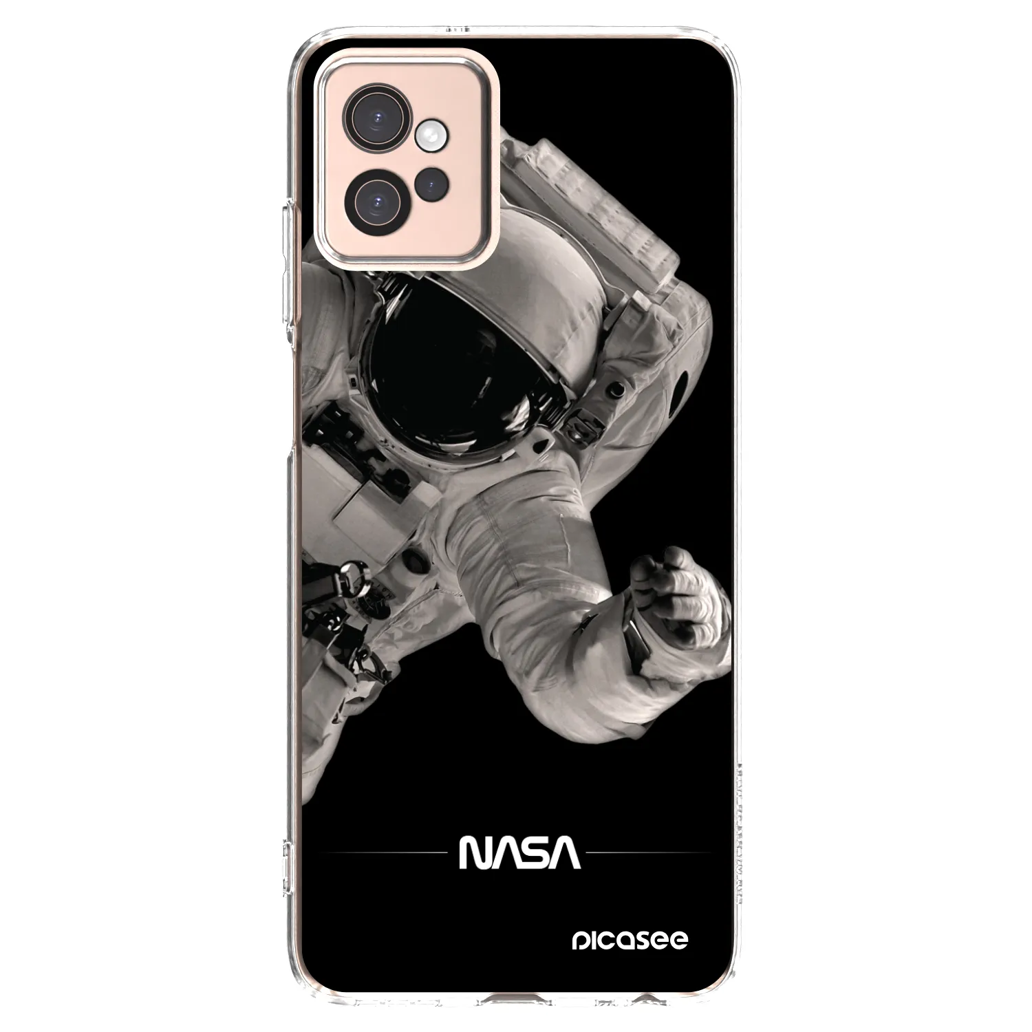 Picasee silikonový průhledný obal pro Motorola Moto G32 - Astronaut Big