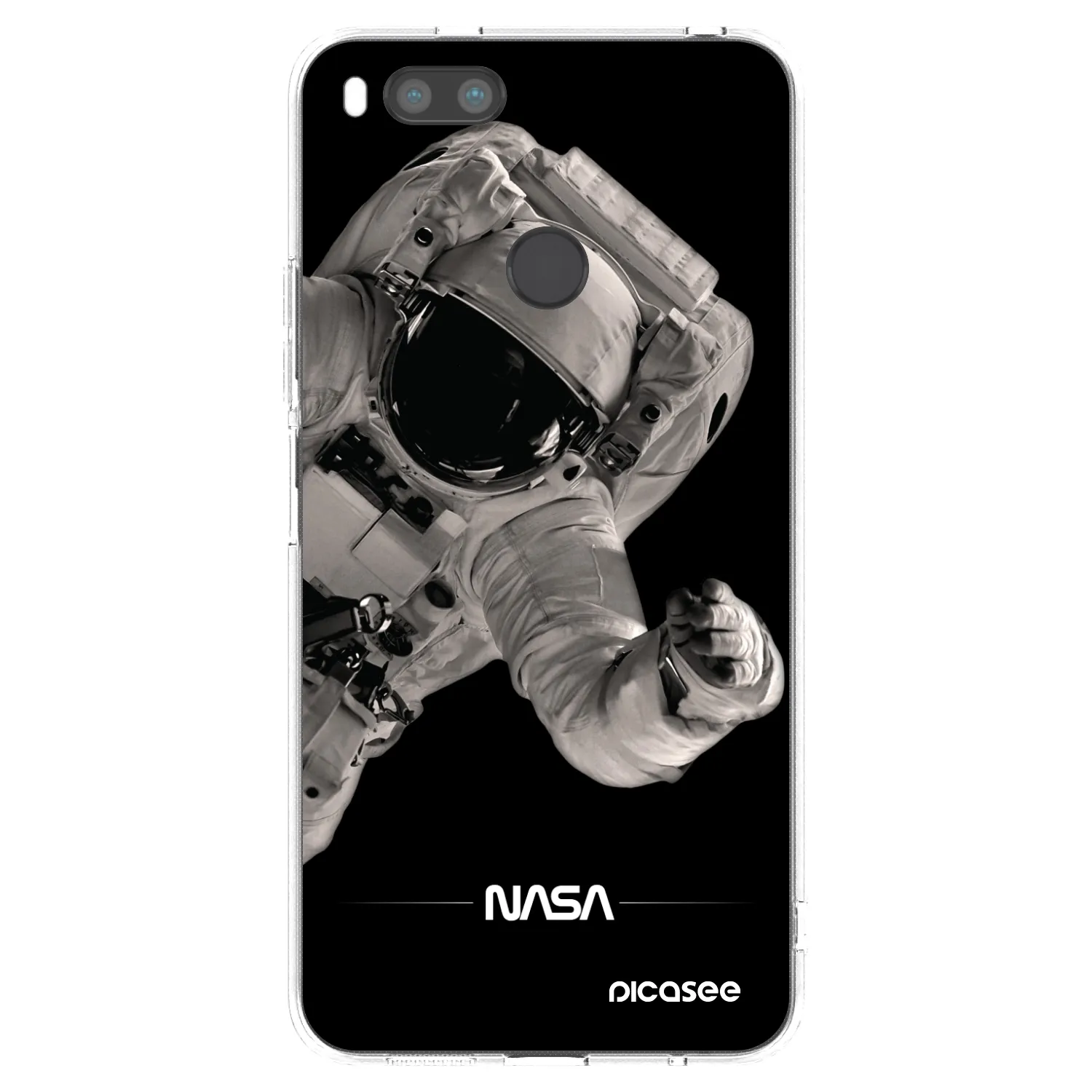 Picasee silikonový průhledný obal pro Xiaomi Redmi A1 - Astronaut Big