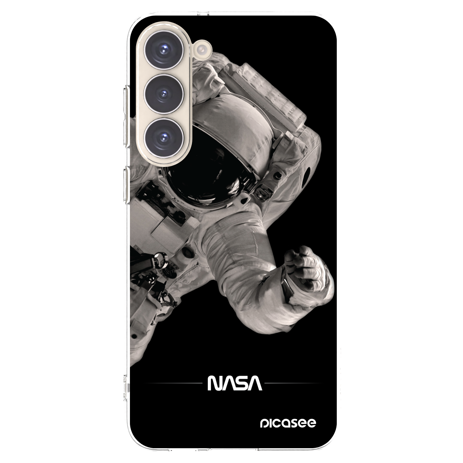 Picasee silikonový průhledný obal pro Samsung Galaxy S23+ 5G - Astronaut Big