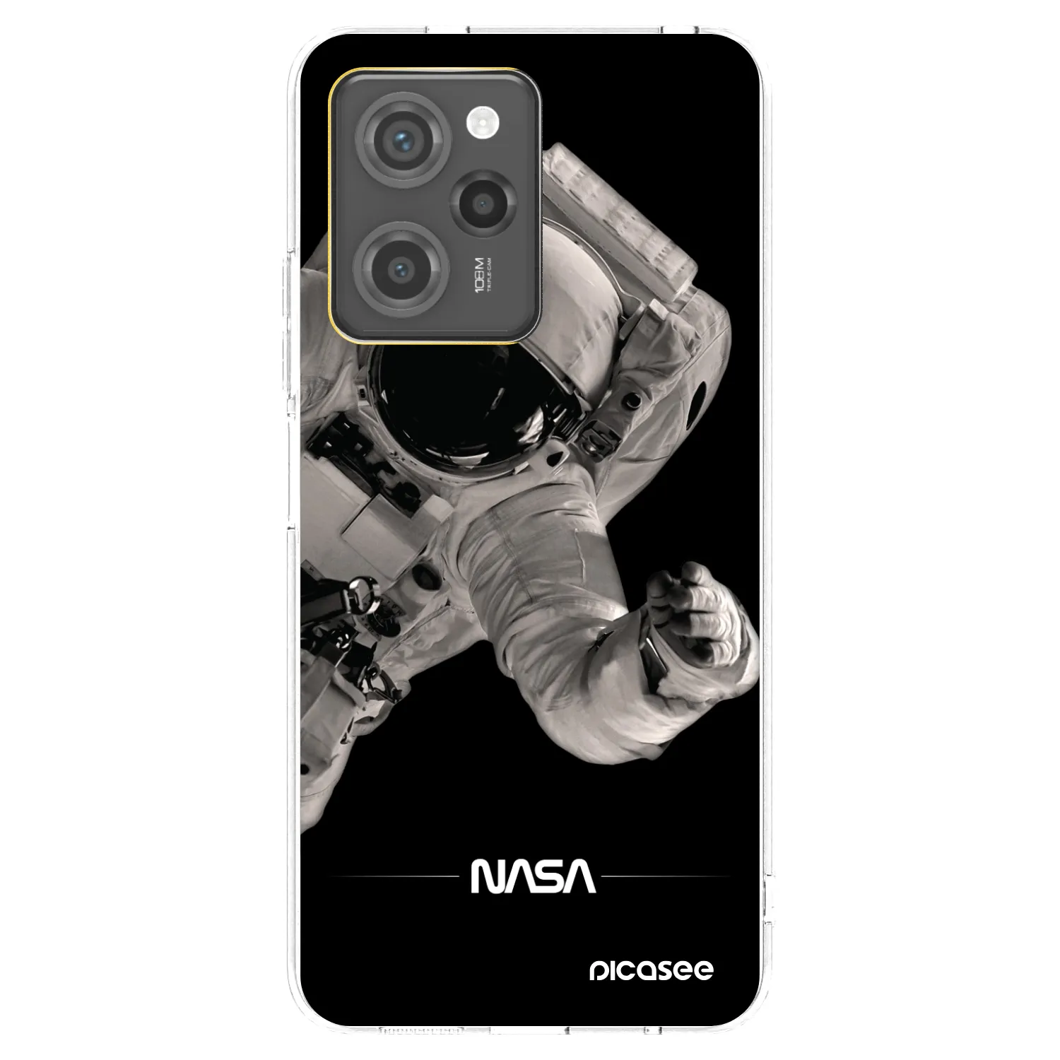 Picasee silikonový černý obal pro Xiaomi Poco X5 Pro - Astronaut Big