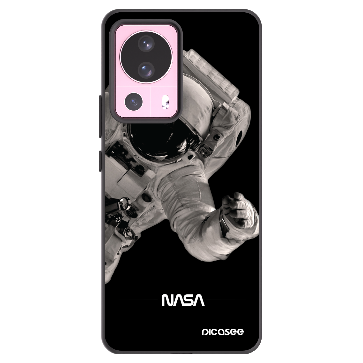 Picasee silikonový černý obal pro Xiaomi 13 Lite - Astronaut Big