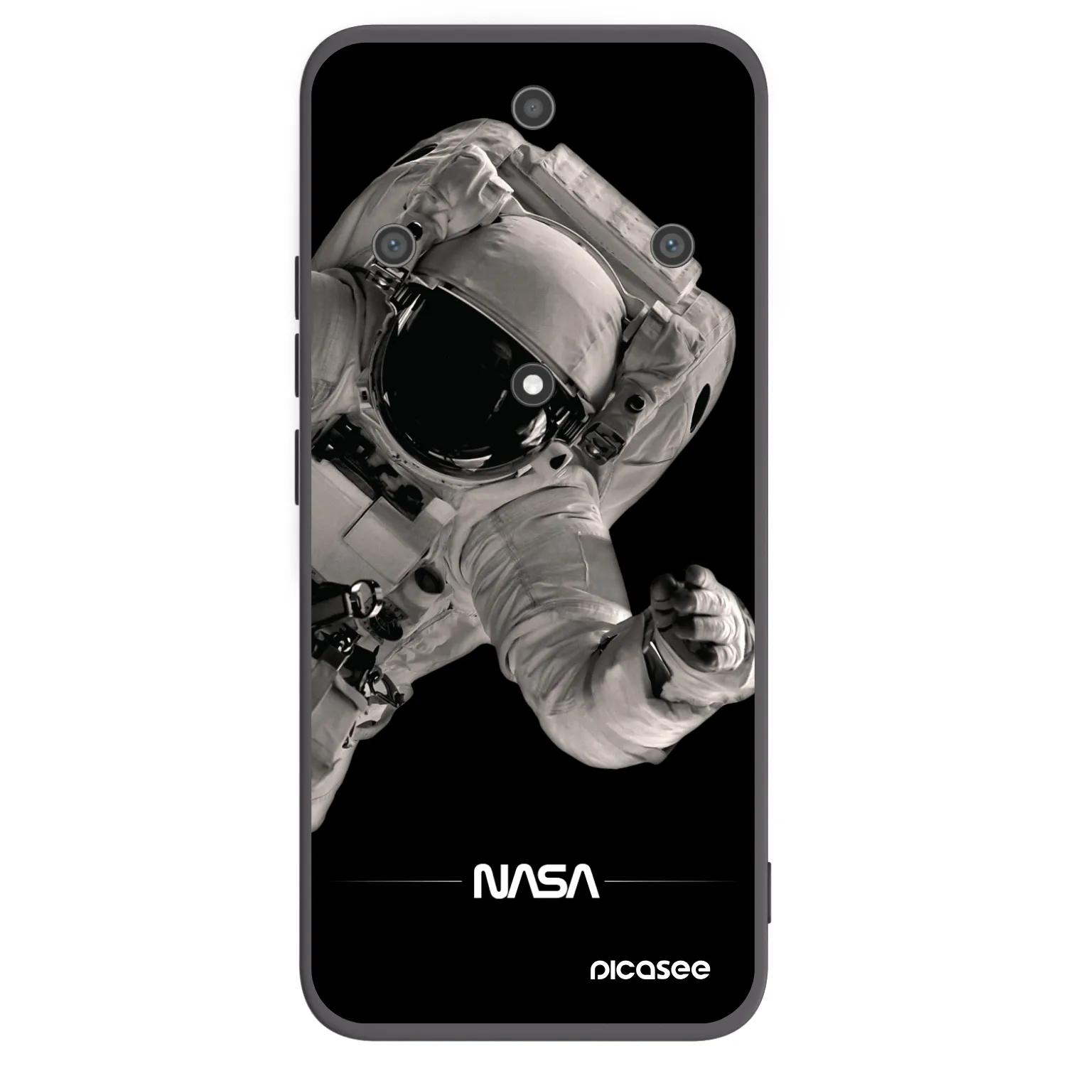 Picasee silikonový černý obal pro Honor Magic5 Lite 5G - Astronaut Big