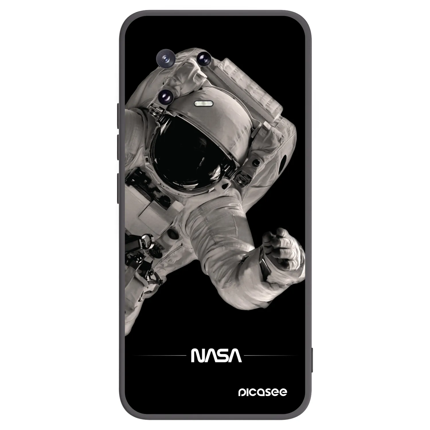 Picasee silikonový černý obal pro Xiaomi 13 Pro - Astronaut Big