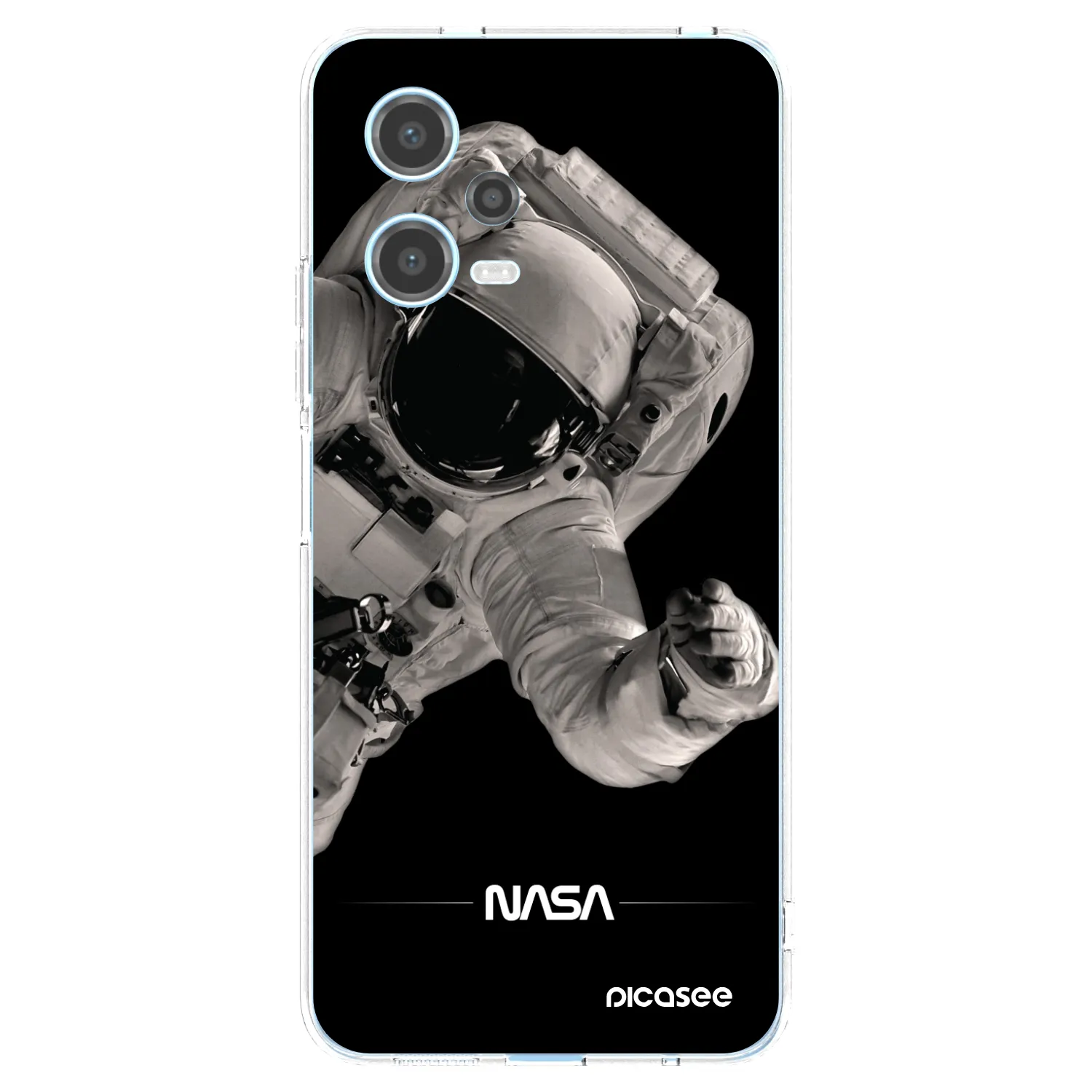 Picasee silikonový průhledný obal pro Xiaomi Redmi Note 12 5G - Astronaut Big