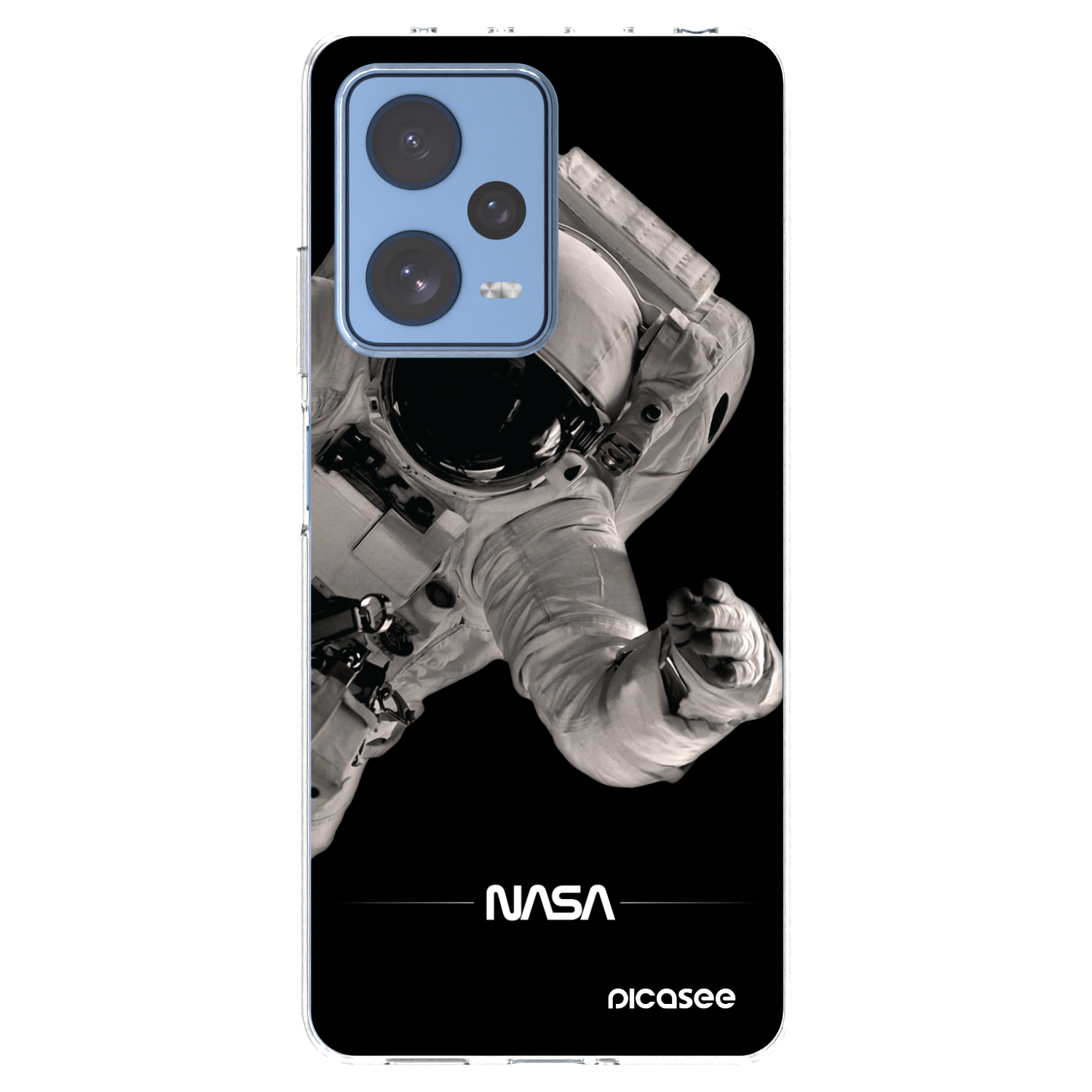 Picasee silikonový průhledný obal pro Xiaomi Redmi Note 12 Pro 5G - Astronaut Big