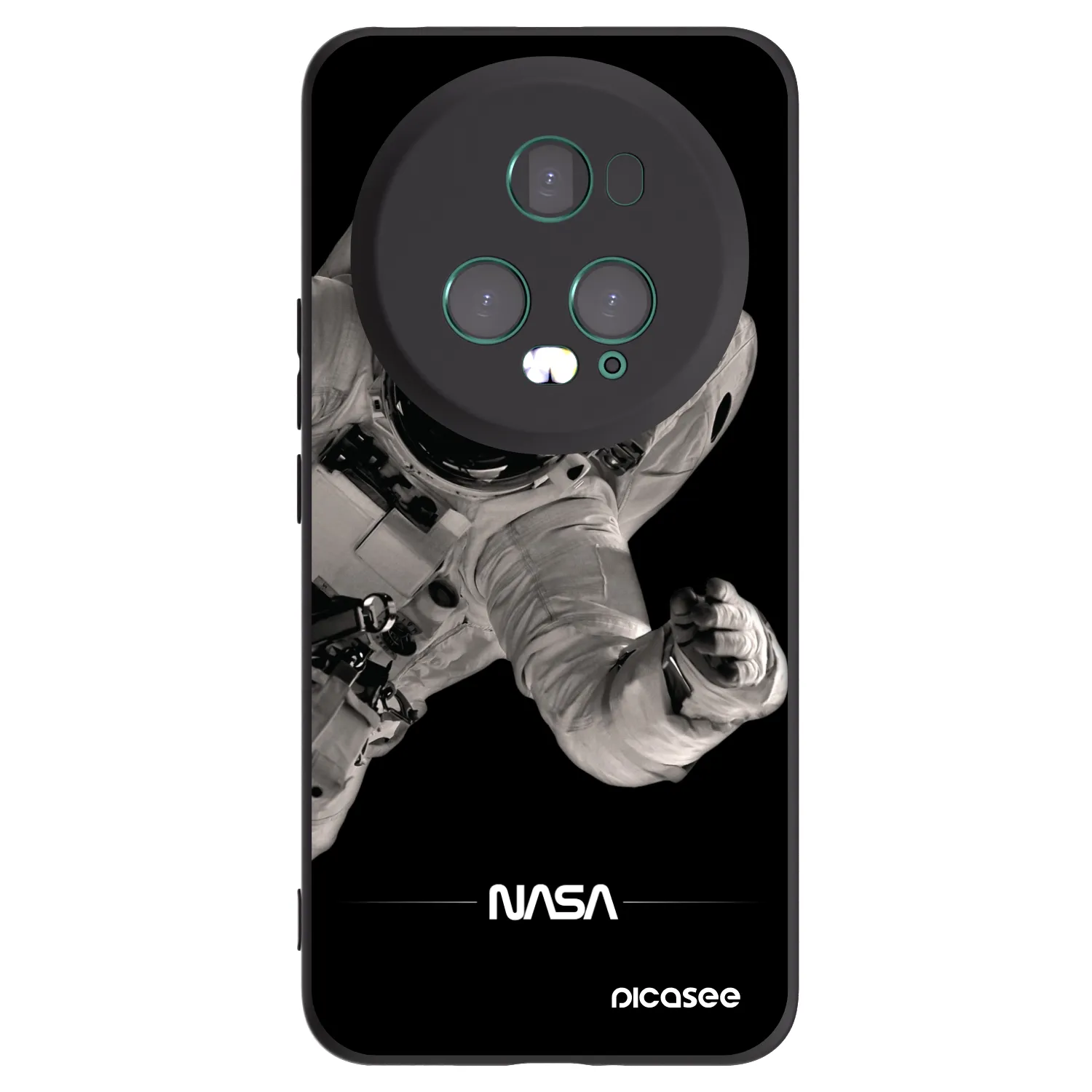 Picasee silikonový černý obal pro Honor Magic5 Pro - Astronaut Big