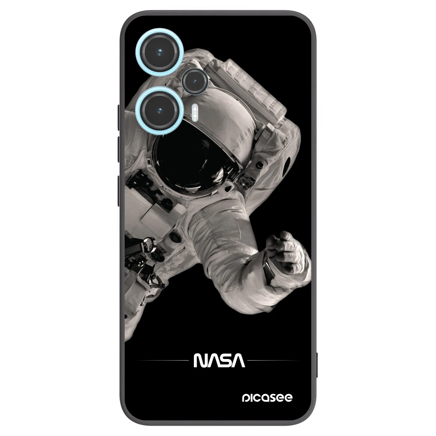 Picasee silikonový černý obal pro Xiaomi Poco F5 - Astronaut Big