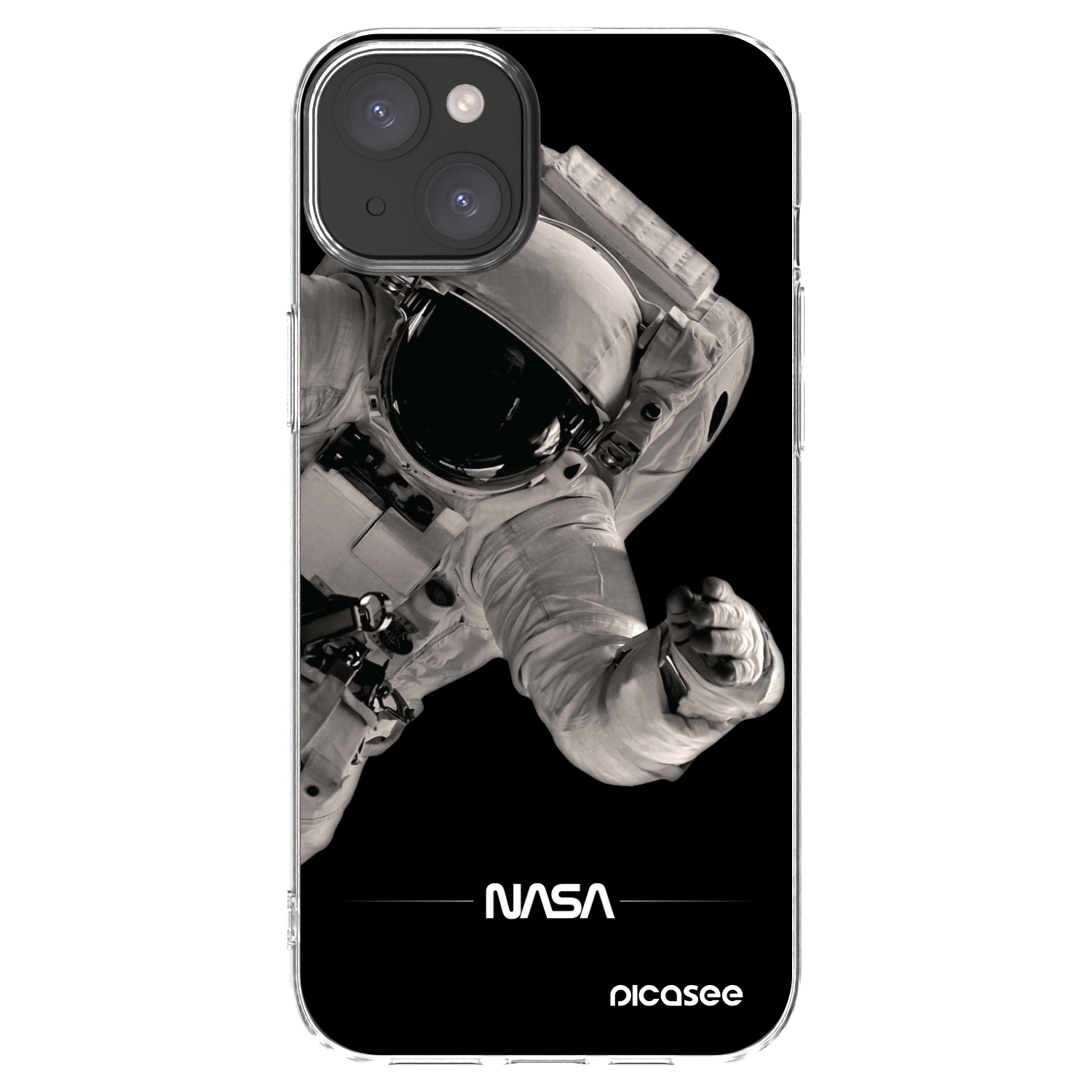 Picasee silikonový průhledný obal pro Apple iPhone 15 Plus - Astronaut Big