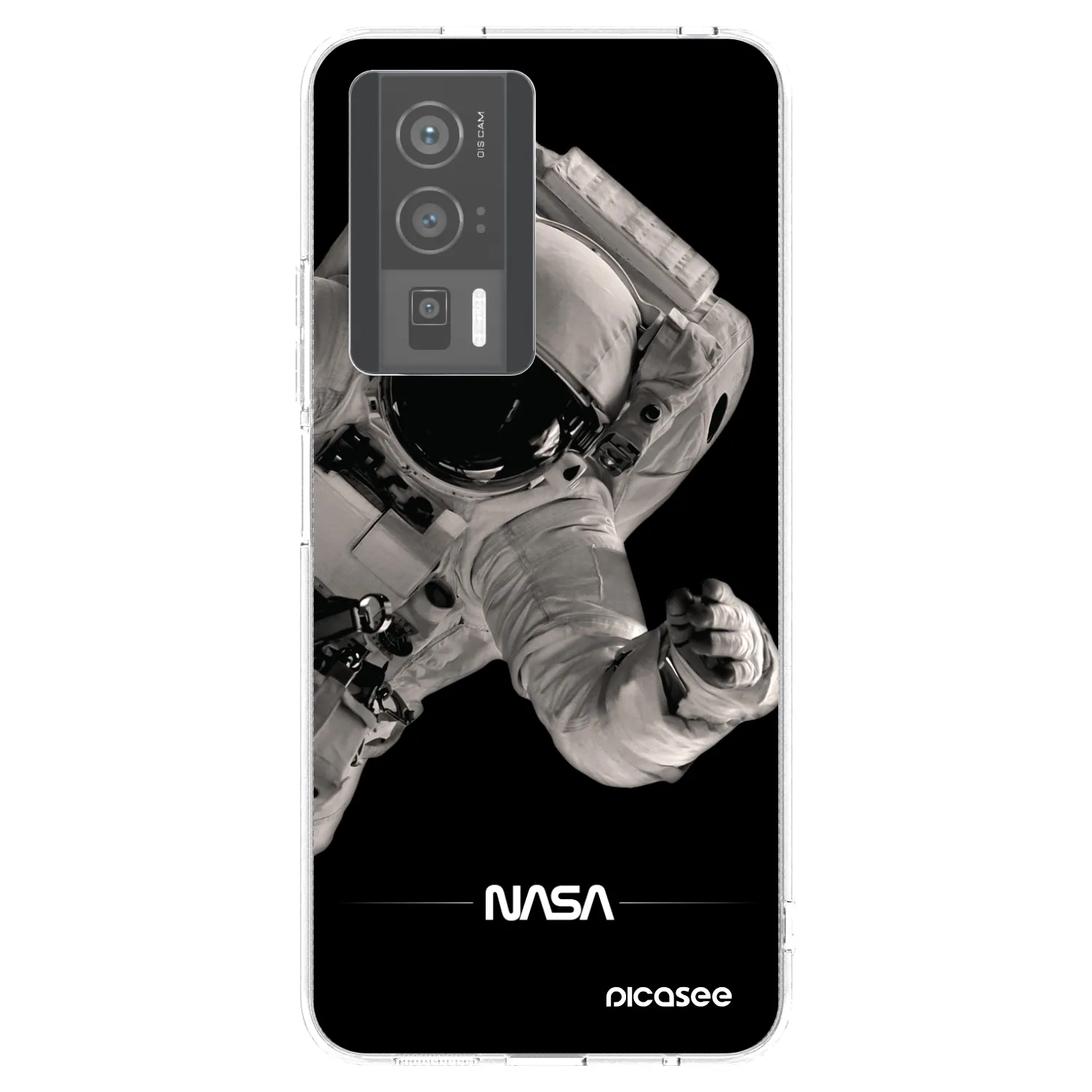 Picasee silikonový průhledný obal pro Xiaomi Poco F5 Pro 5G - Astronaut Big