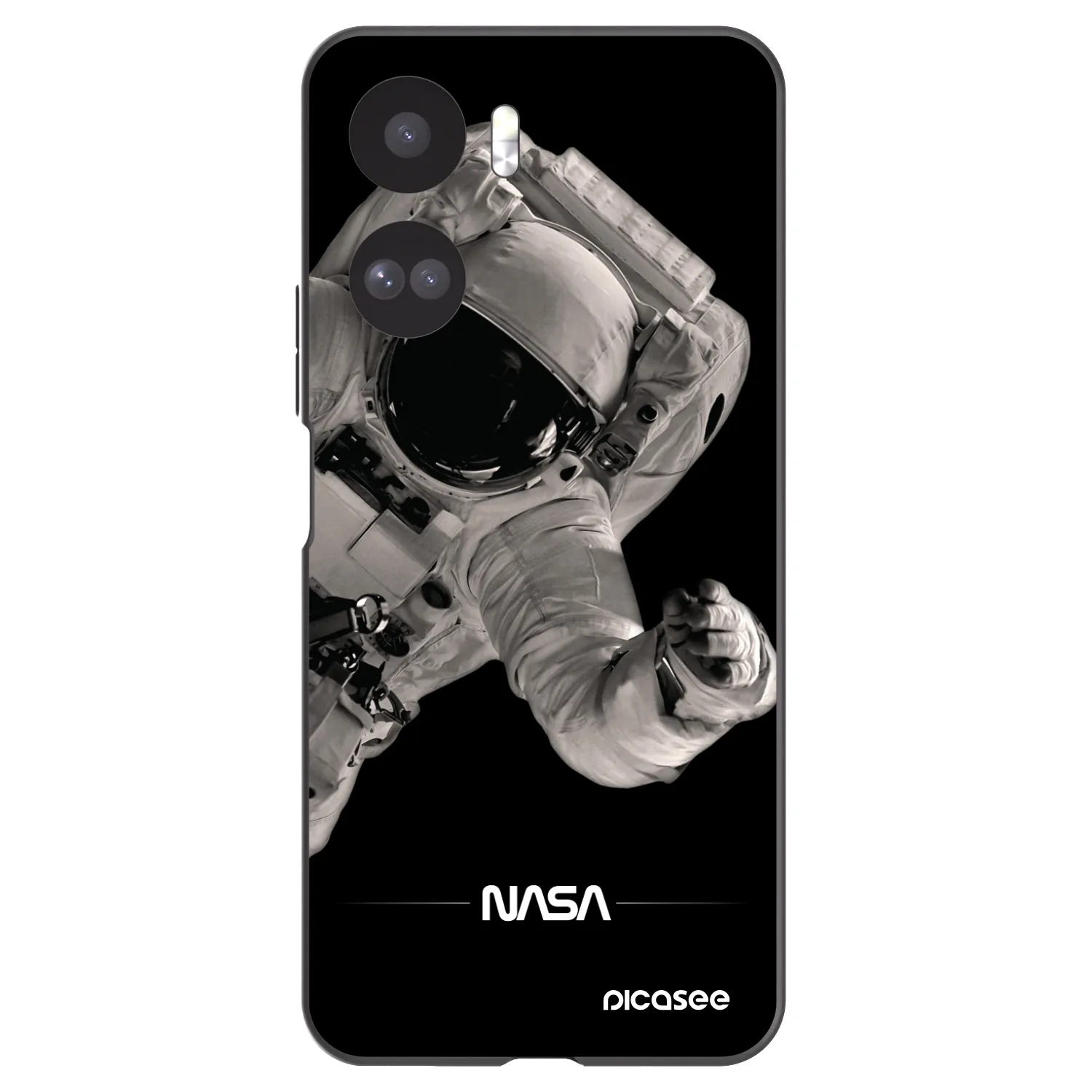 Picasee silikonový černý obal pro Honor 90 Lite 5G - Astronaut Big