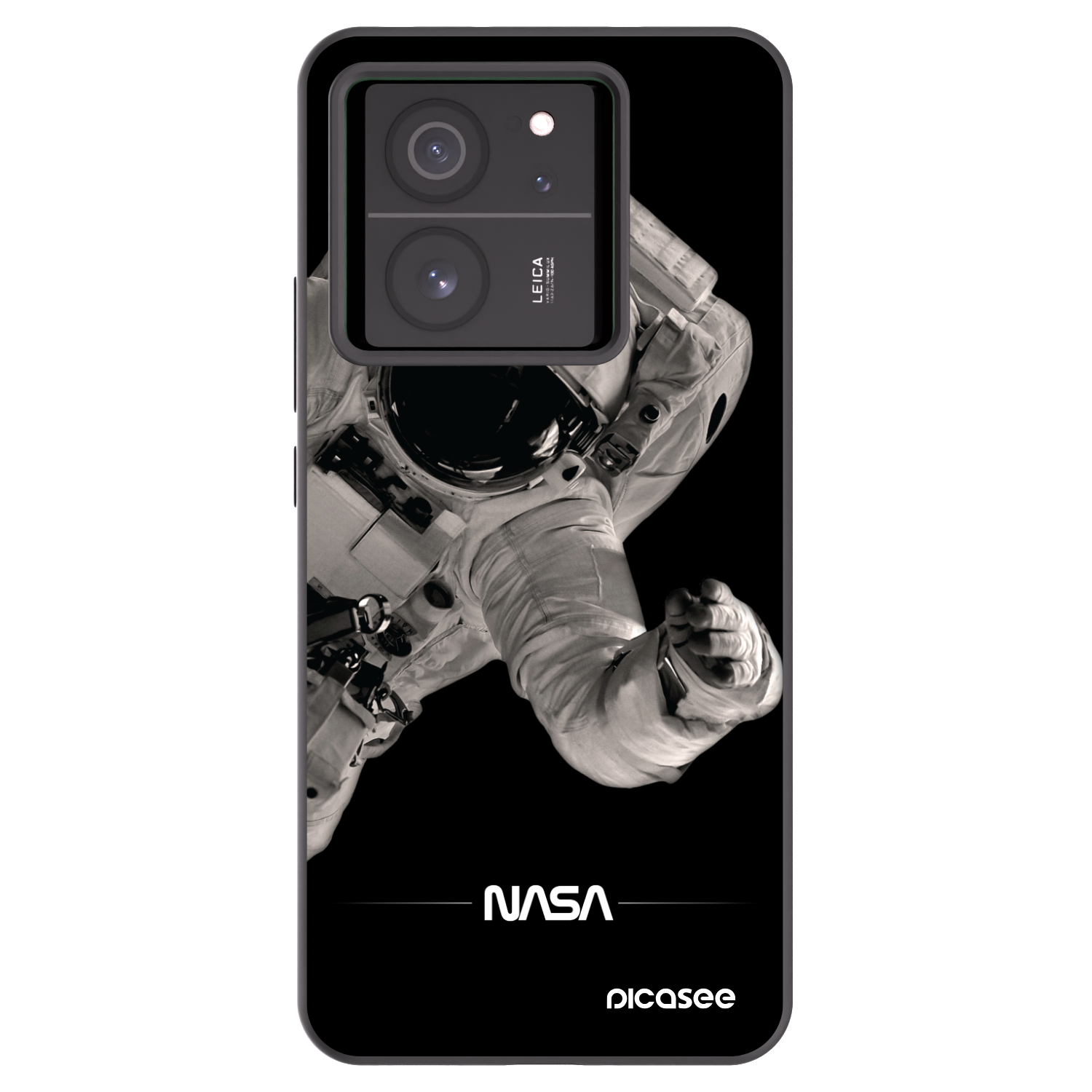 Picasee silikonový černý obal pro Xiaomi 13T - Astronaut Big