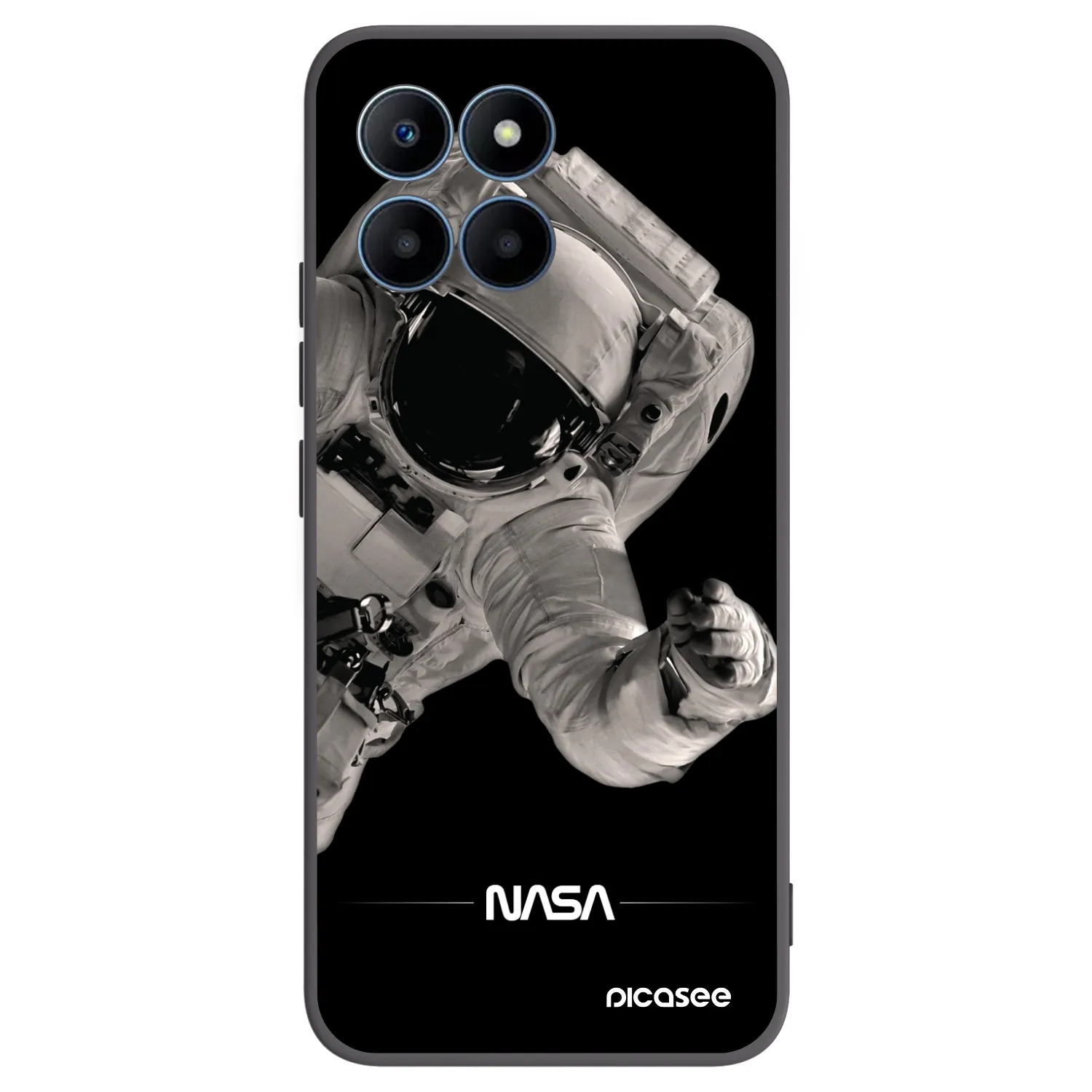 Picasee silikonový černý obal pro Honor 70 Lite - Astronaut Big