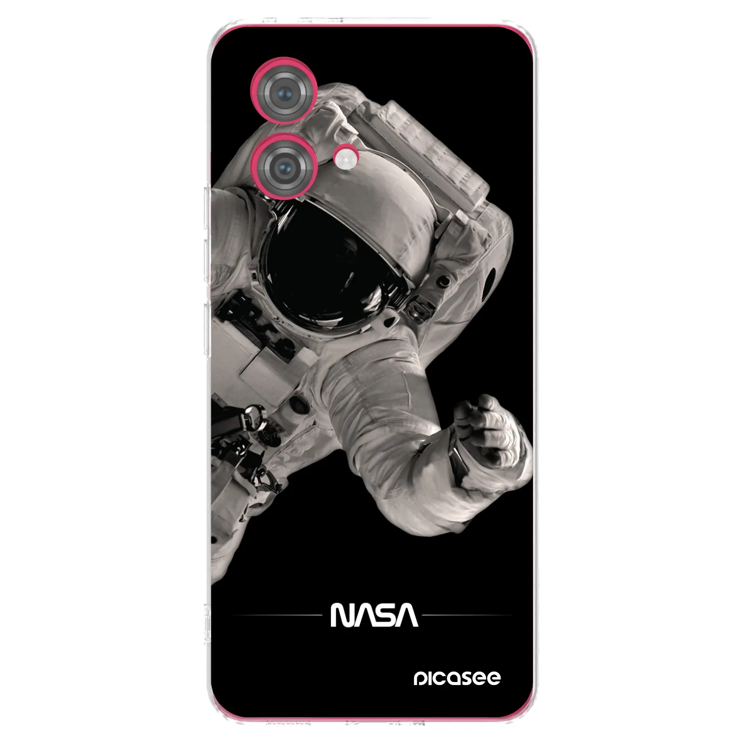 Picasee silikonový průhledný obal pro Motorola Moto G84 5G - Astronaut Big