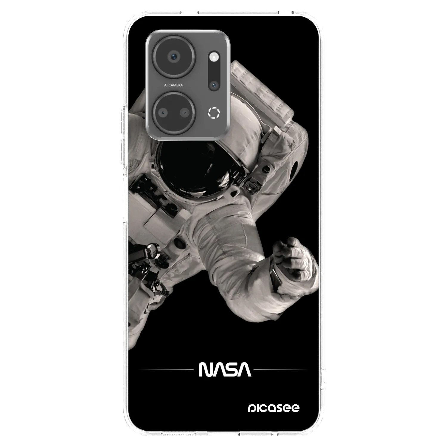 Picasee silikonový průhledný obal pro Honor X7a - Astronaut Big