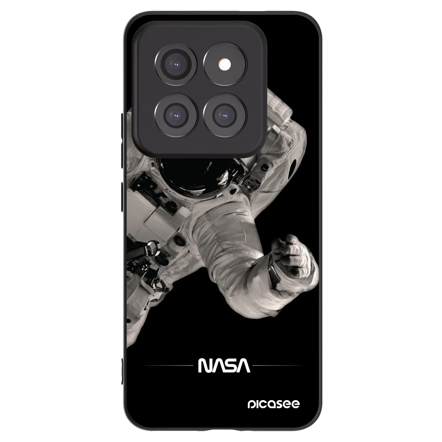 Picasee silikonový černý obal pro Xiaomi 14 Pro - Astronaut Big