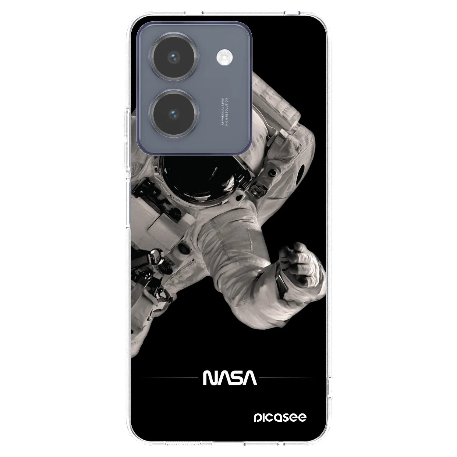 Picasee silikonový průhledný obal pro Vivo Y36 4G - Astronaut Big