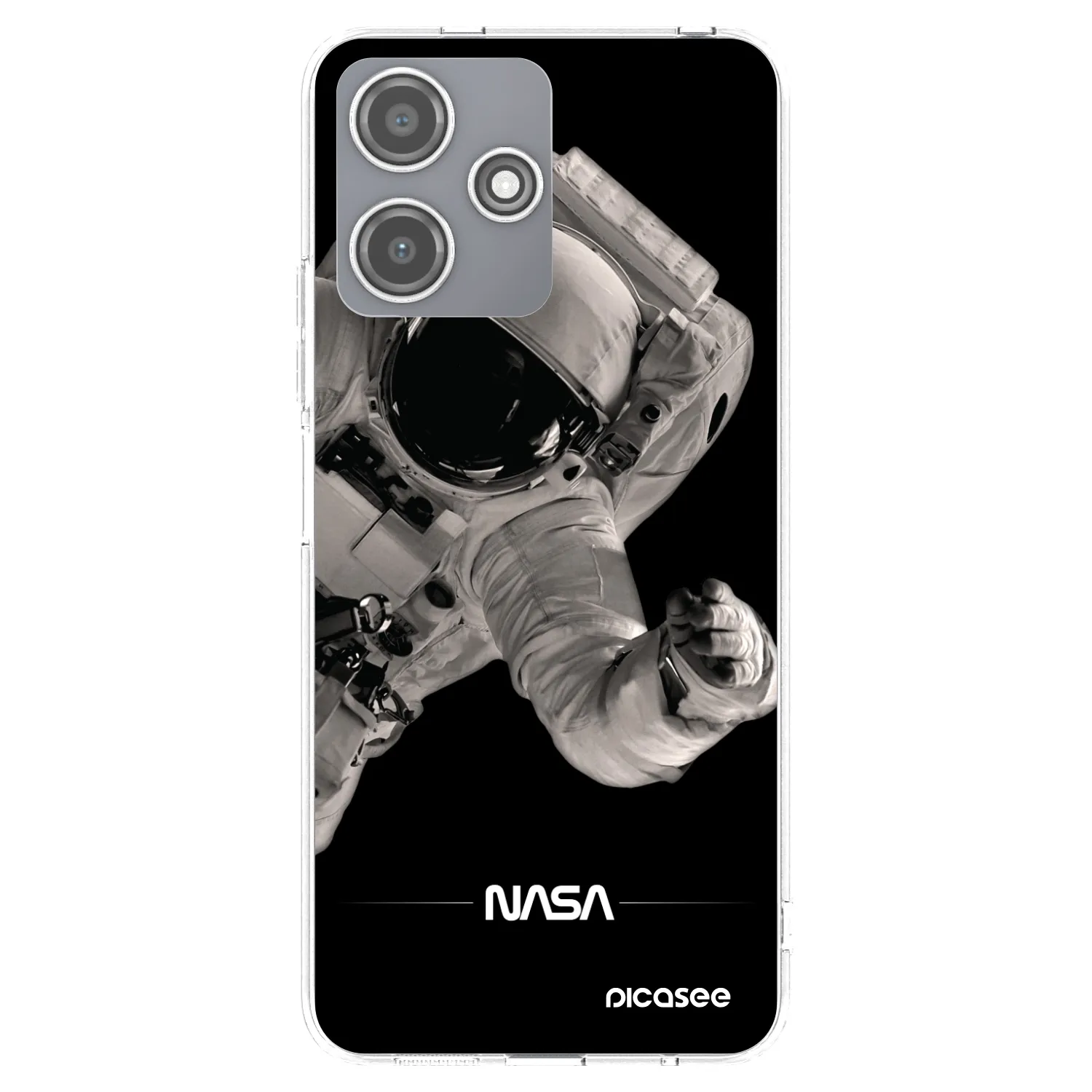 Picasee silikonový průhledný obal pro Xiaomi Redmi 12 5G - Astronaut Big