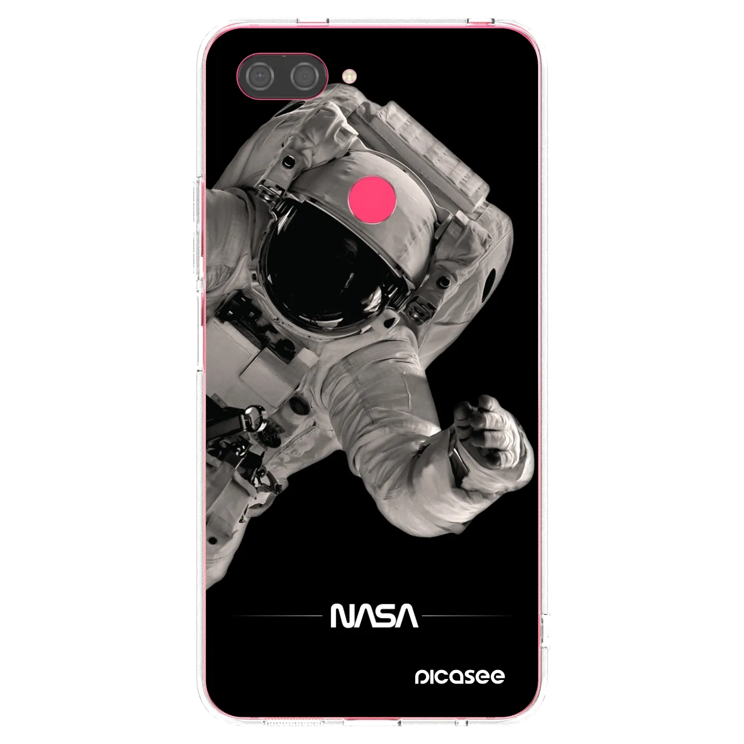 Picasee silikonový průhledný obal pro Xiaomi Mi 8 Lite - Astronaut Big
