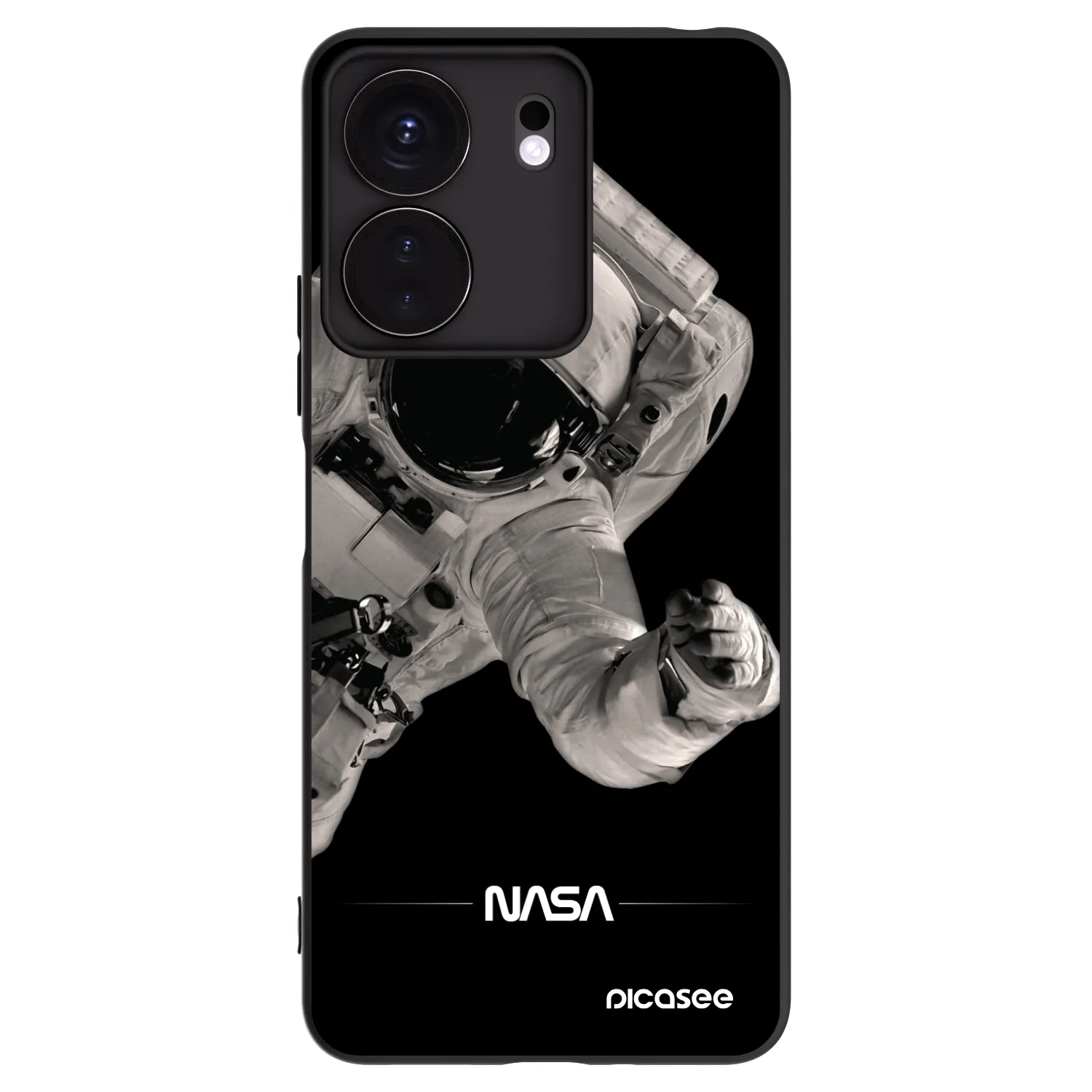 Picasee silikonový černý obal pro Xiaomi Redmi 13C 4G - Astronaut Big