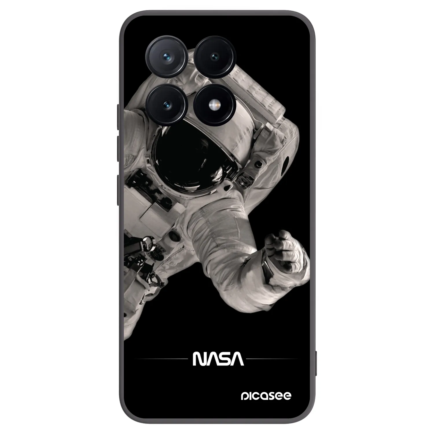 Picasee silikonový černý obal pro Xiaomi Poco X6 Pro - Astronaut Big