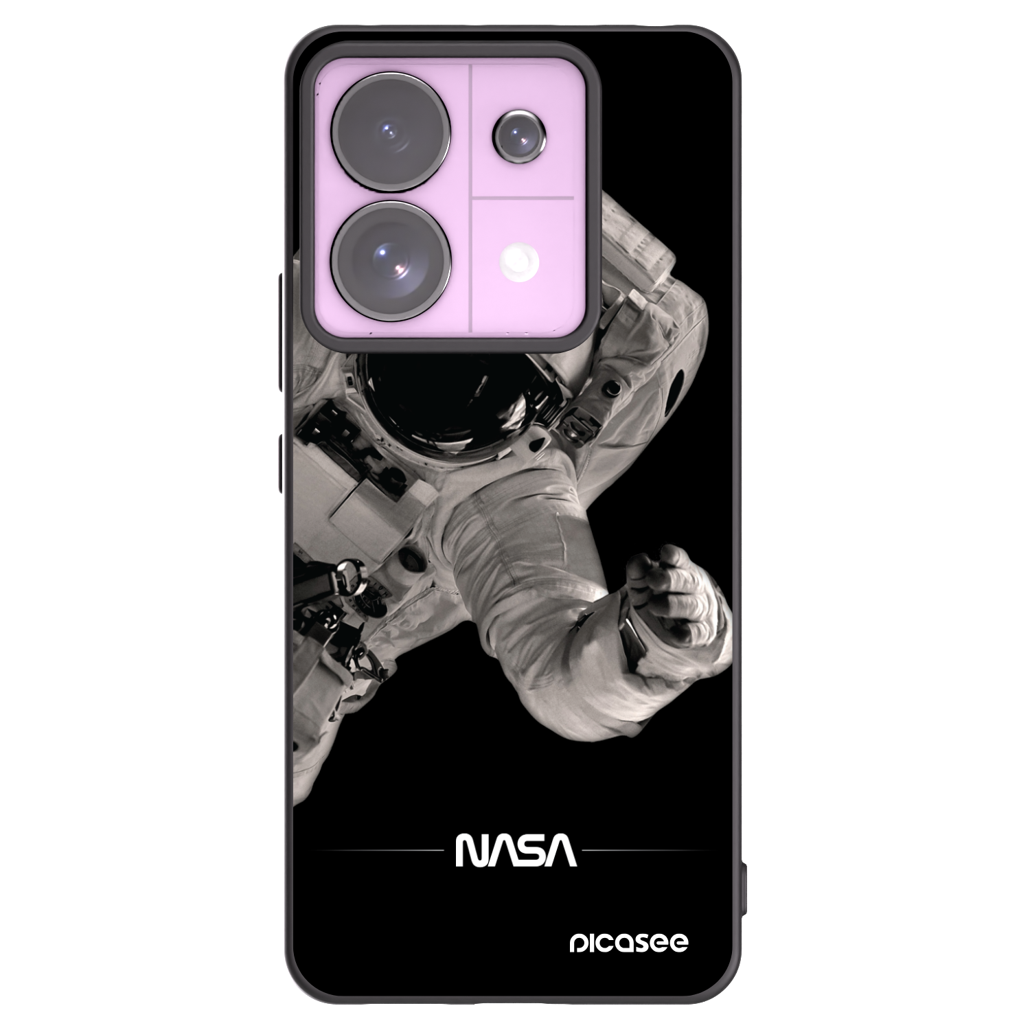 Picasee silikonový černý obal pro Xiaomi Redmi Note 13 Pro 5G - Astronaut Big