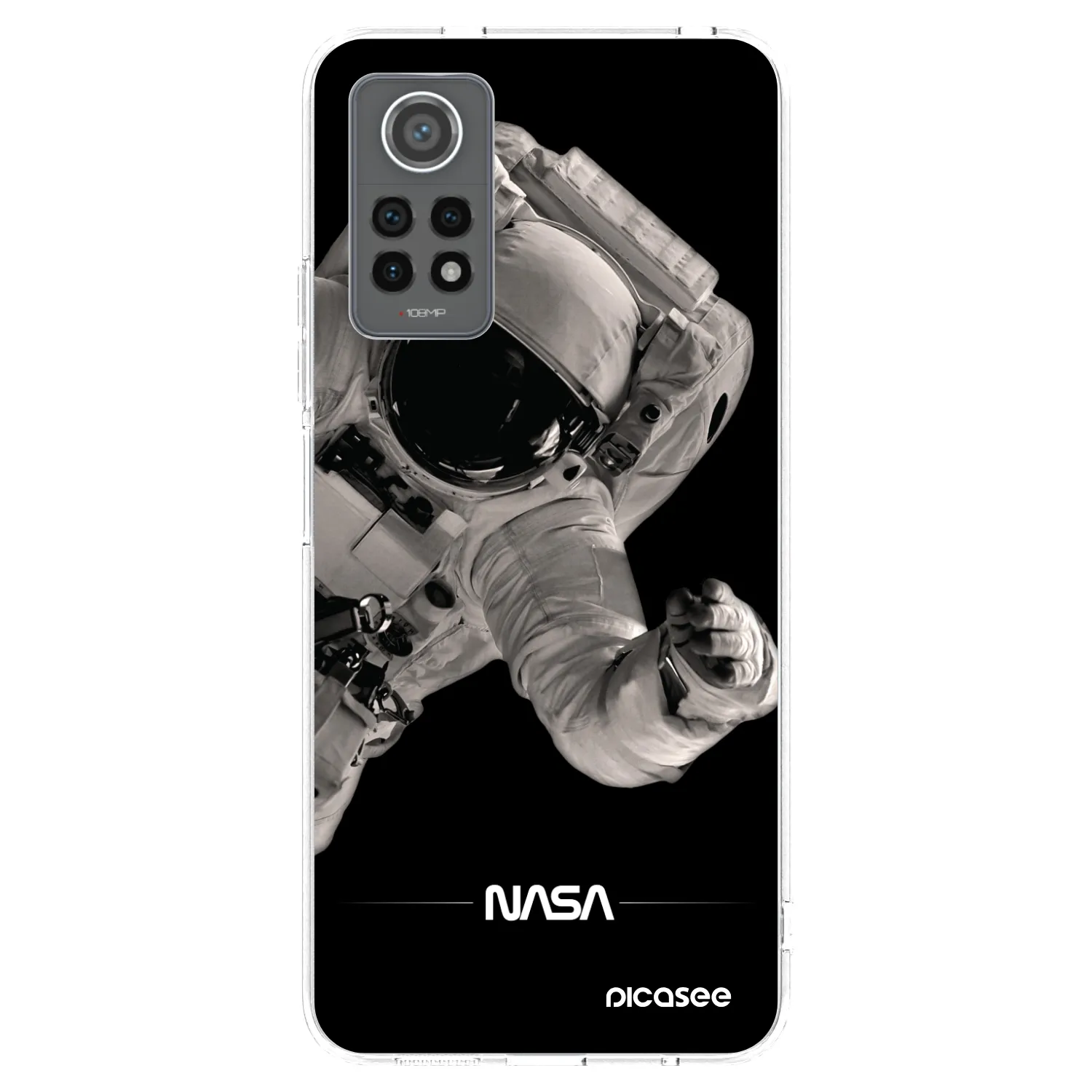 Picasee silikonový průhledný obal pro Xiaomi Redmi Note 12 Pro 4G - Astronaut Big