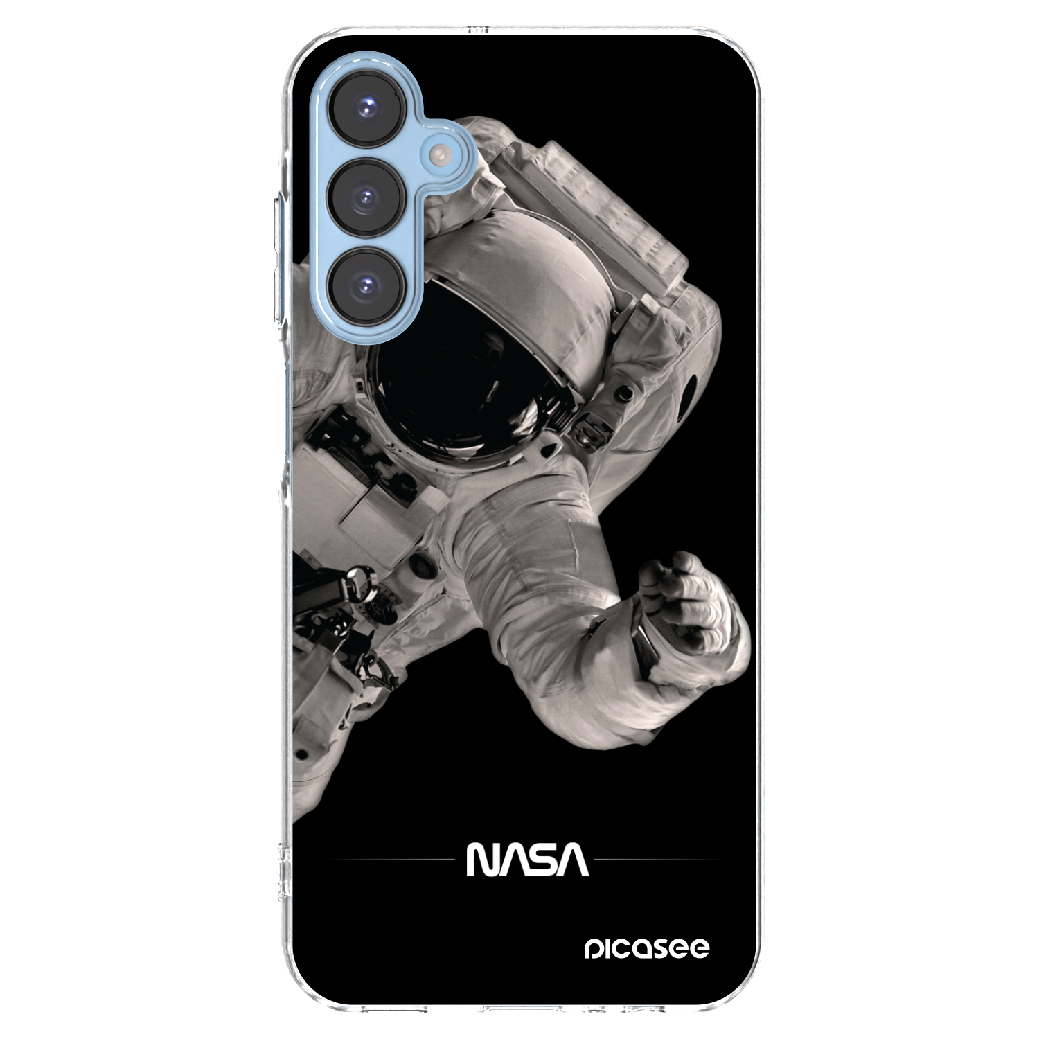Picasee silikonový průhledný obal pro Samsung Galaxy A15 A156B 5G - Astronaut Big