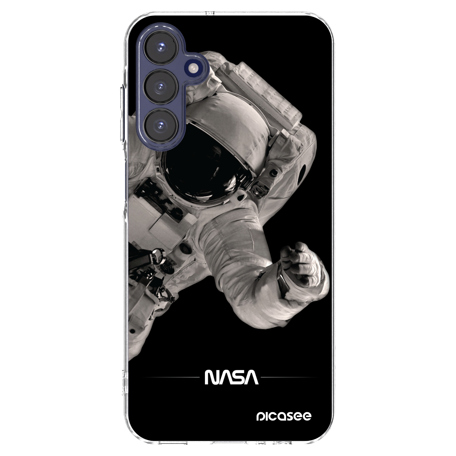 Picasee silikonový průhledný obal pro Samsung Galaxy A15 A155F 4G - Astronaut Big