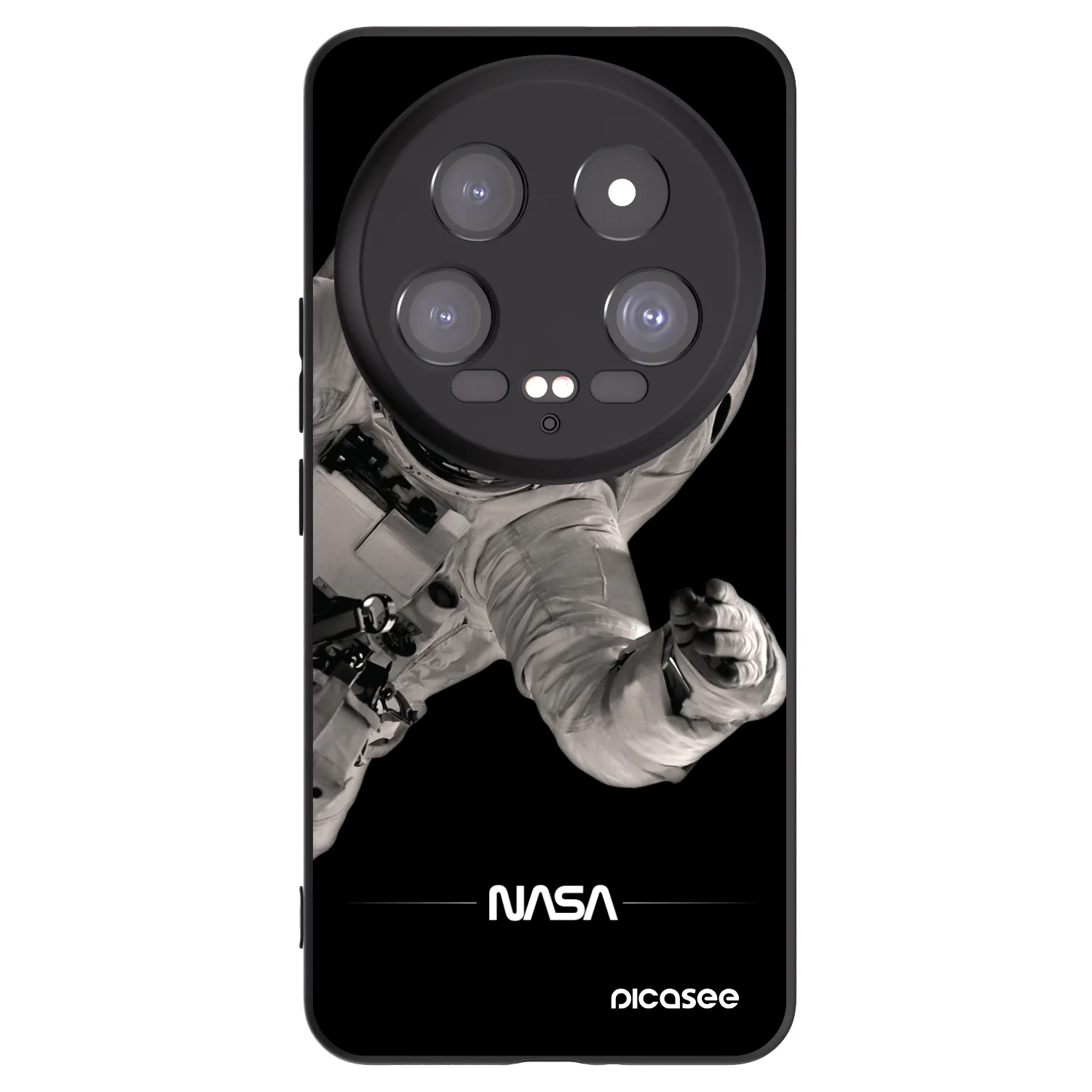 Picasee silikonový černý obal pro Xiaomi 14 Ultra - Astronaut Big