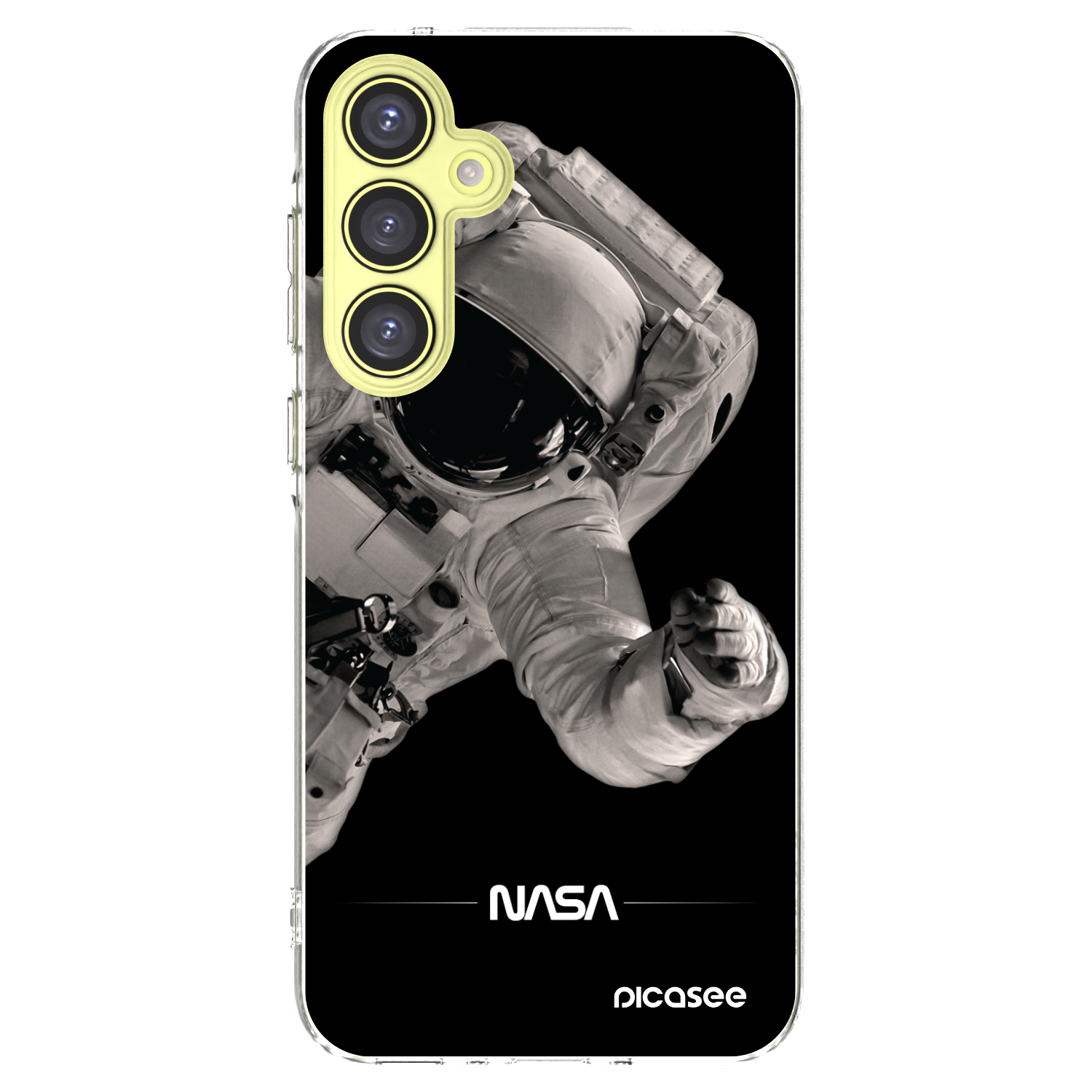 Picasee silikonový průhledný obal pro Samsung Galaxy A35 5G A356B - Astronaut Big