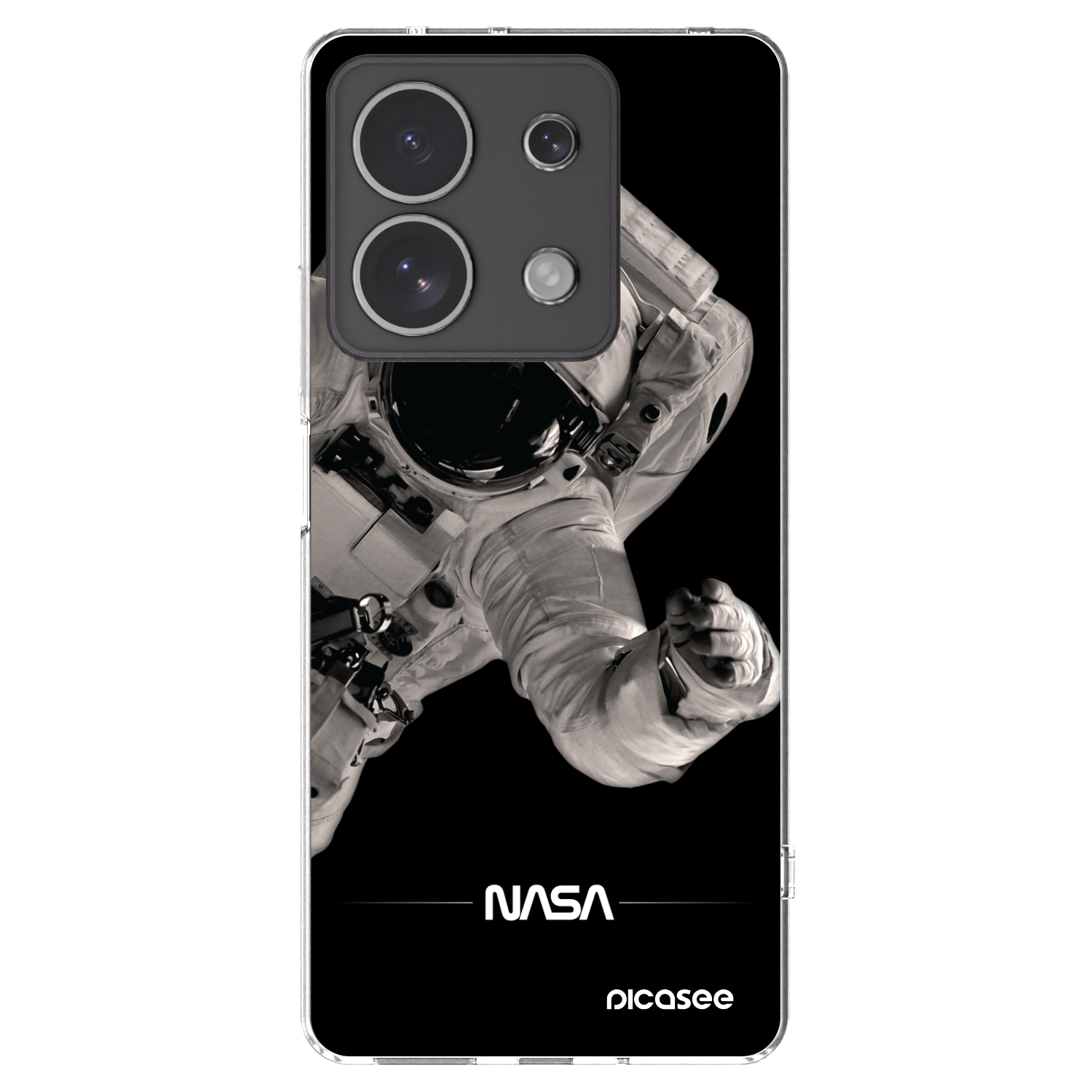 Picasee silikonový průhledný obal pro Xiaomi Redmi Note 13 4G - Astronaut Big